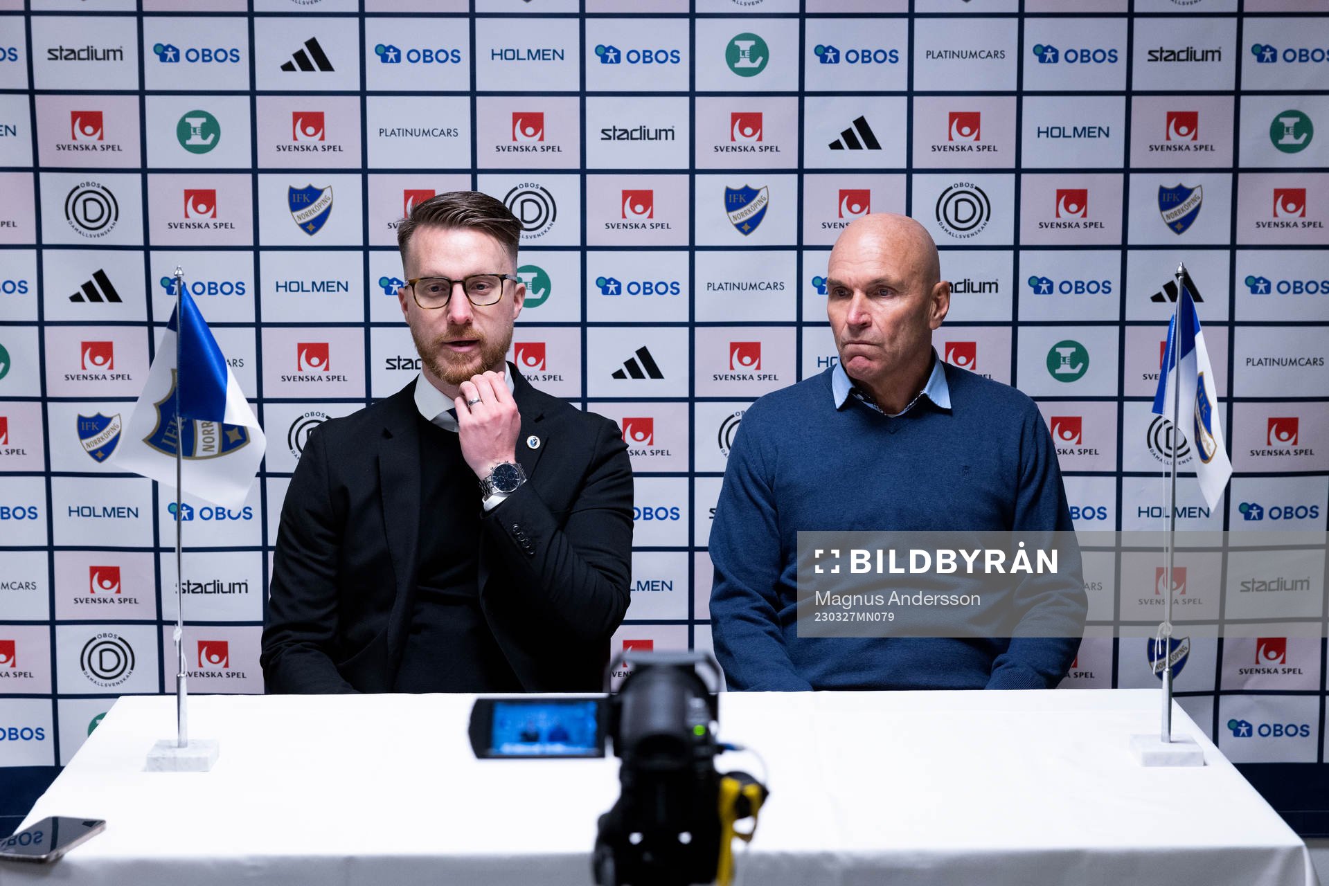 Växjös tränare Olof Unogård och IFK Norrköpings