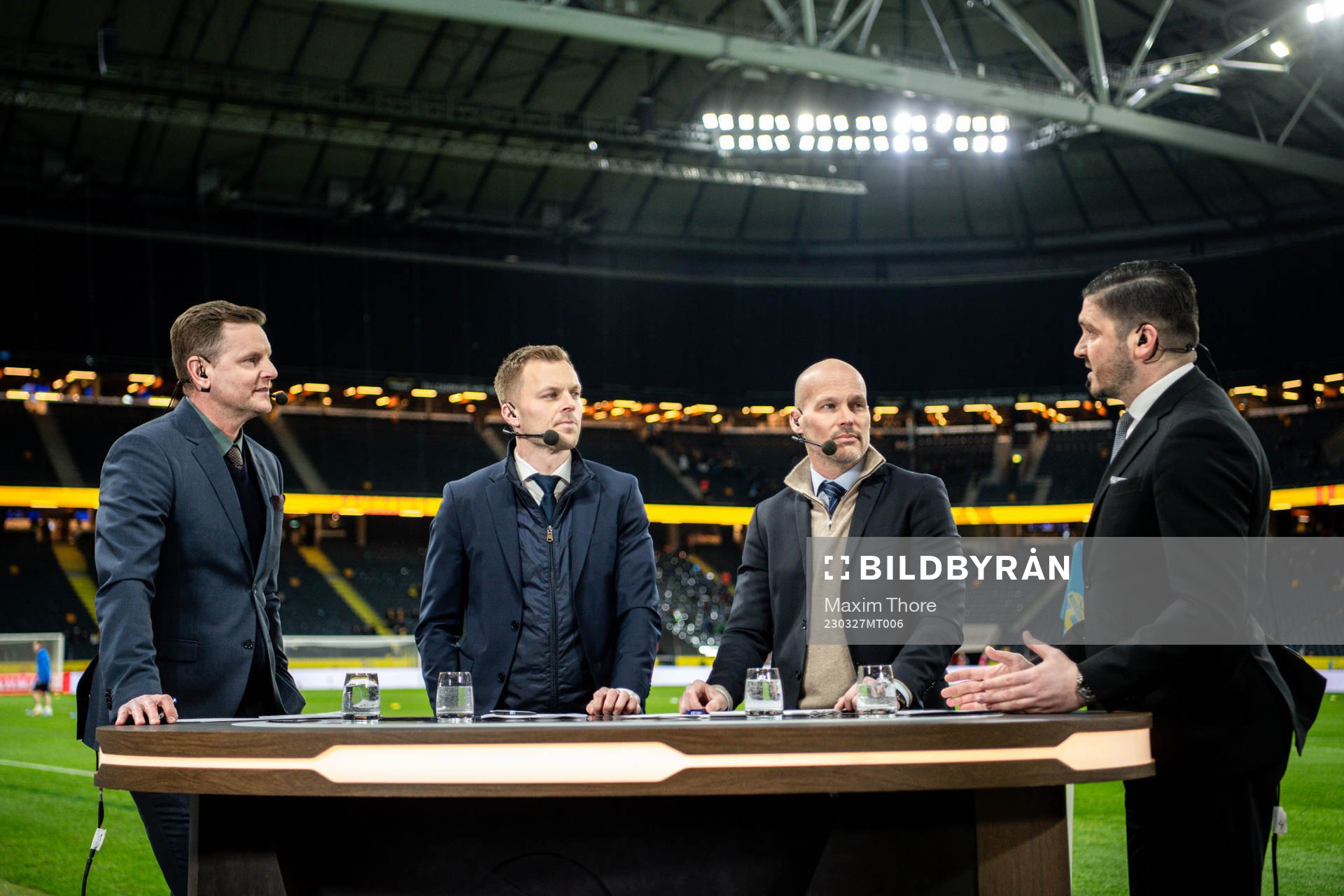 Niklas Jihde, Sebastian Larsson, Fredrik Ljungberg and
