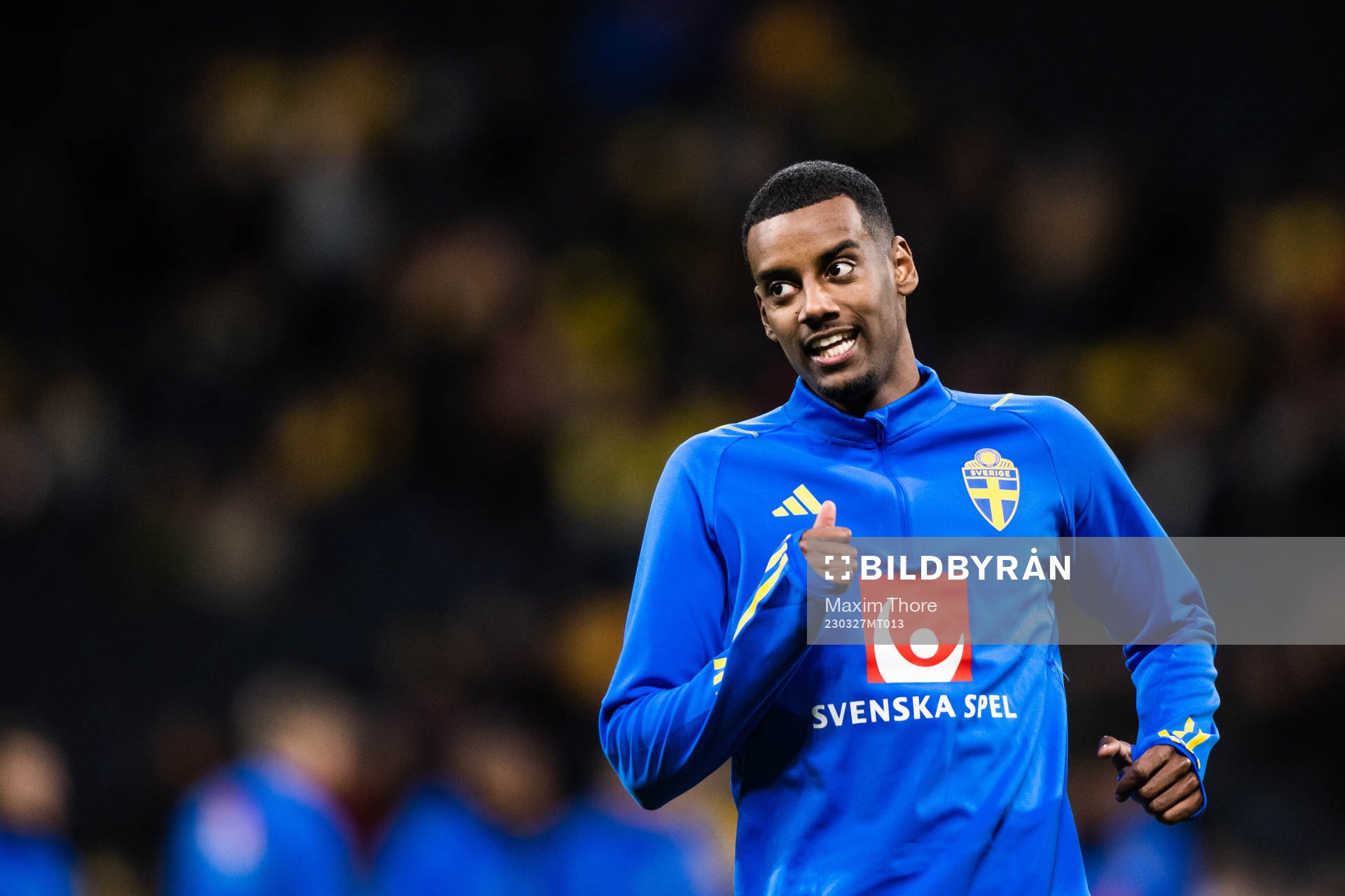 Alexander Isak of Sweden