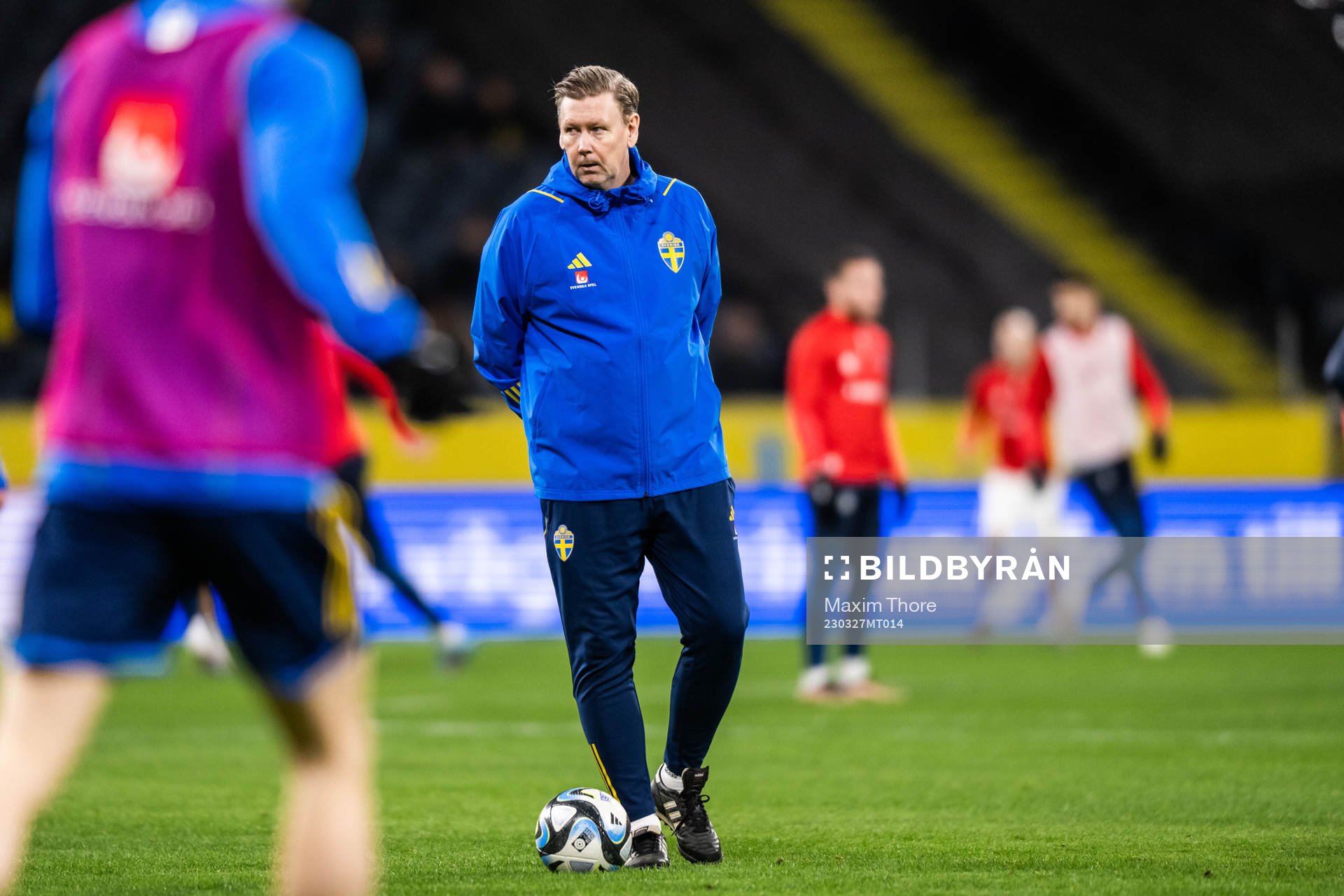 Assistant coach Peter Wettergren of Sweden