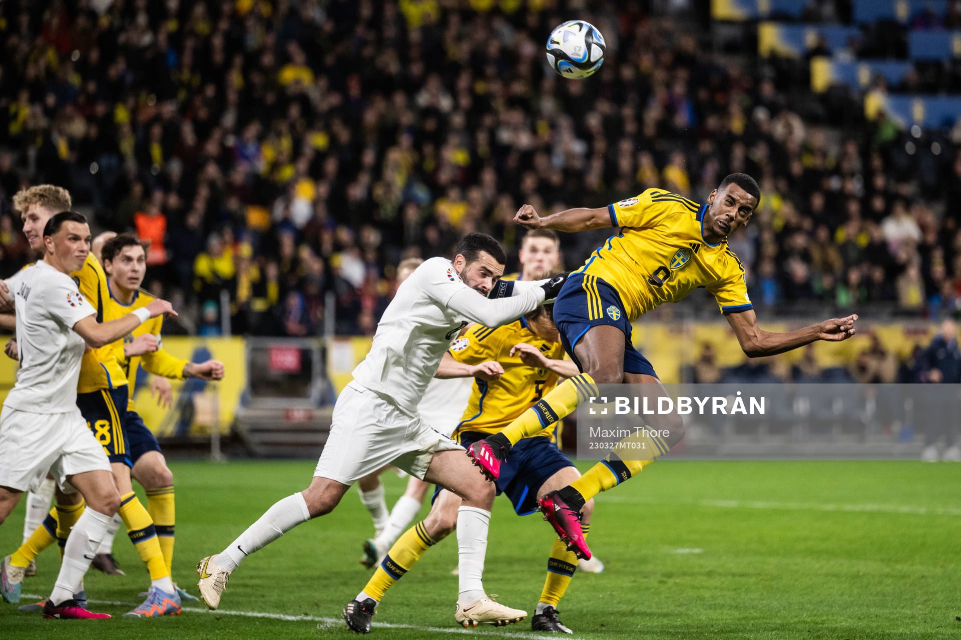 Alexander Isak of Sweden