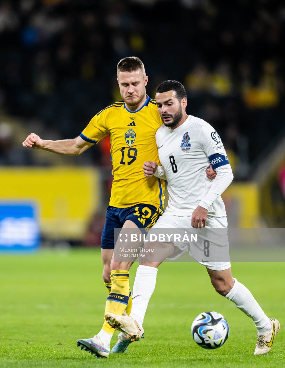 Mattias Svanberg of Sweden and Emin Mahmudov of Azerbaijan