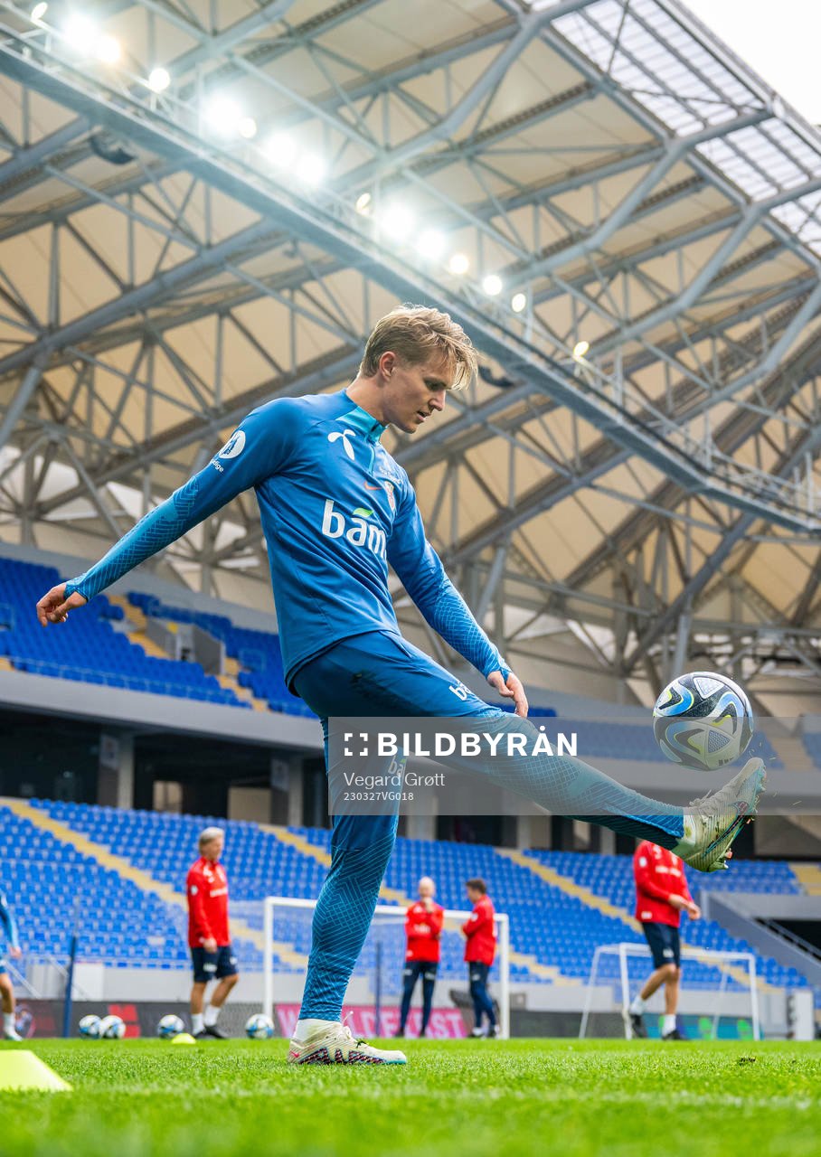 Martin Ødegaard of the Norwegian national football team