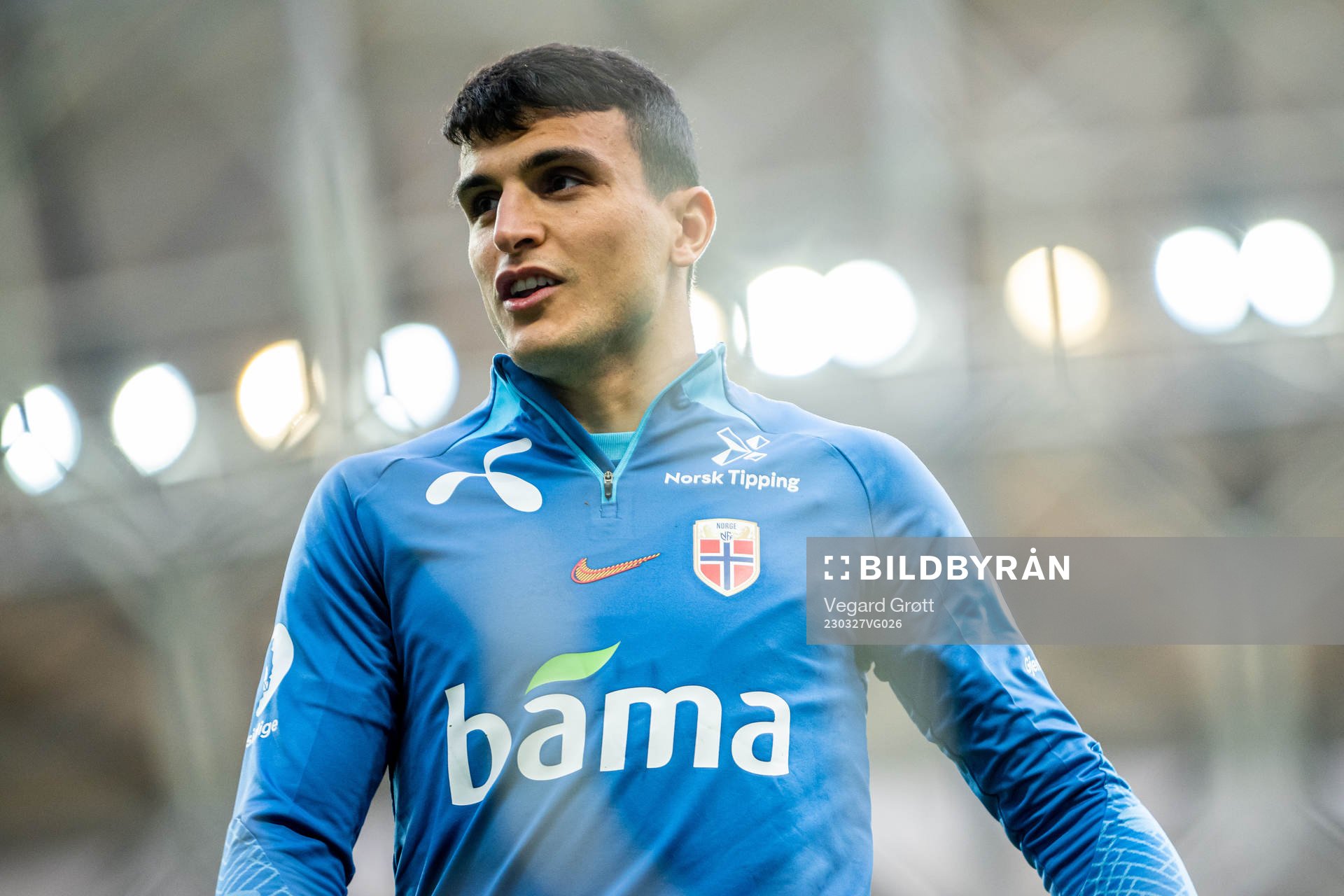 Mohamed Elyounoussi of the Norwegian national football team