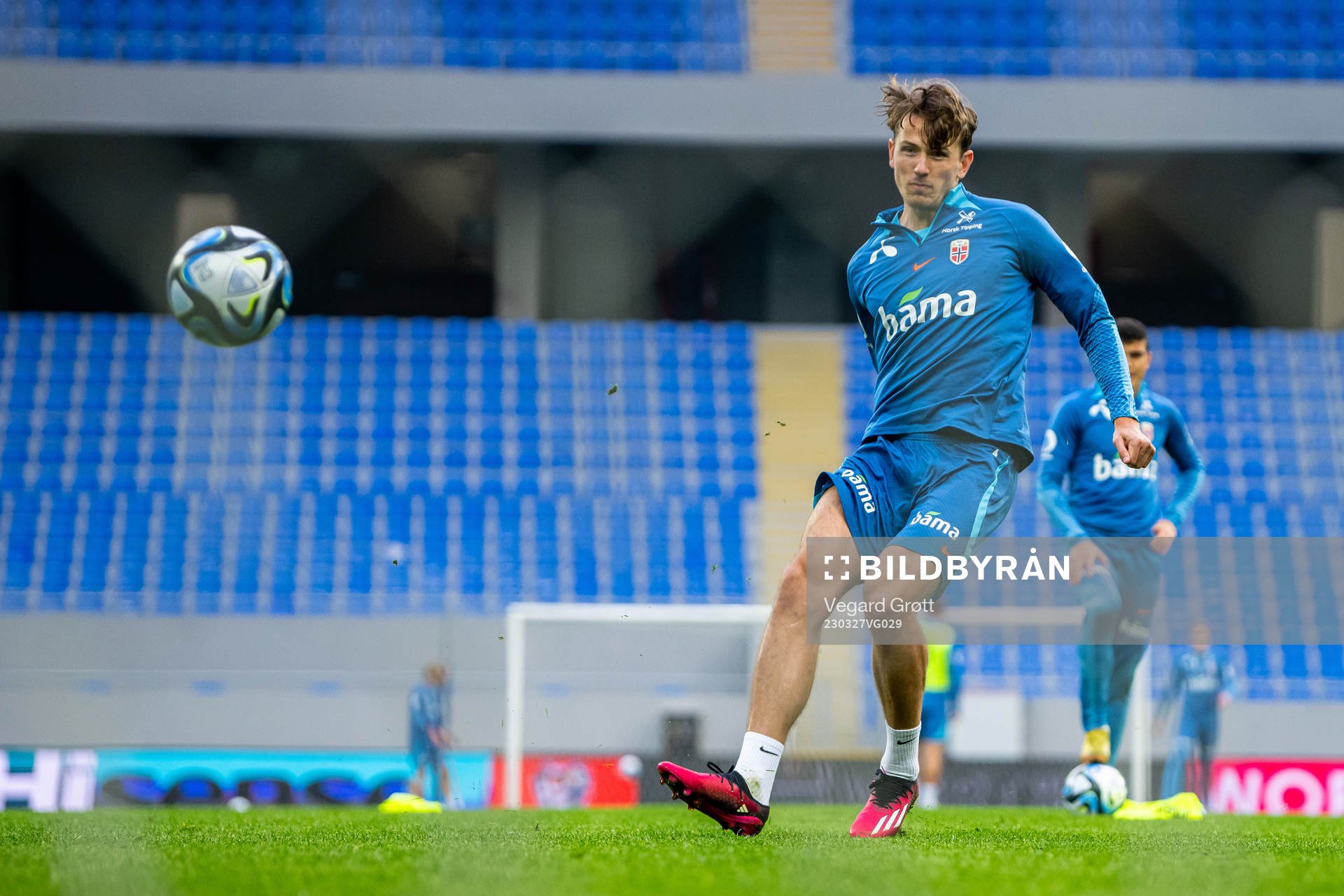 Sander Berge of the Norwegian national football team