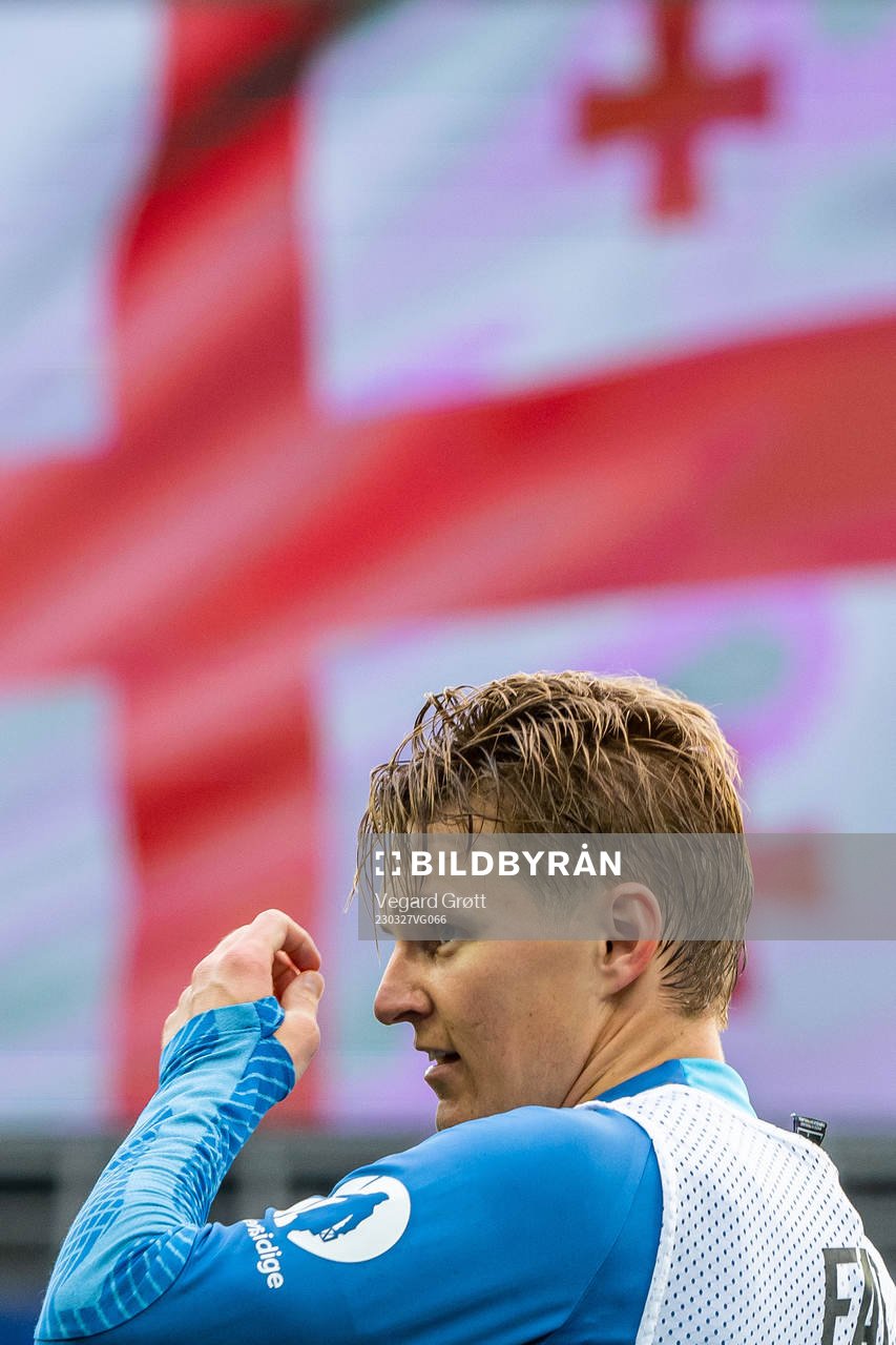 Martin Ødegaard of the Norwegian national football team