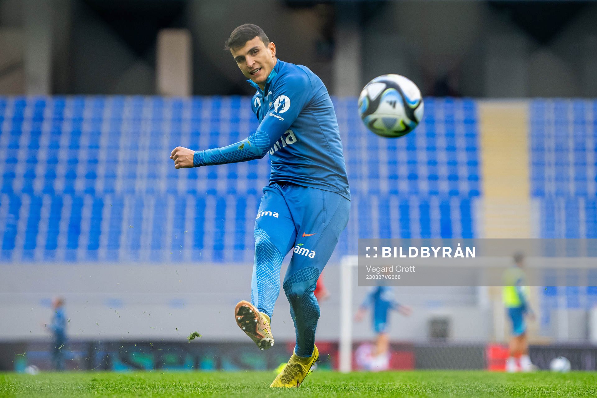Mohamed Elyounoussi of the Norwegian national football team