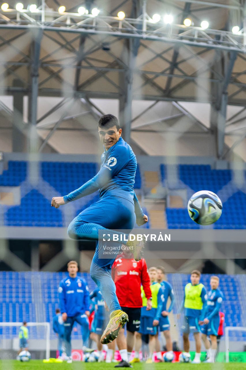 Mohamed Elyounoussi of the Norwegian national football team