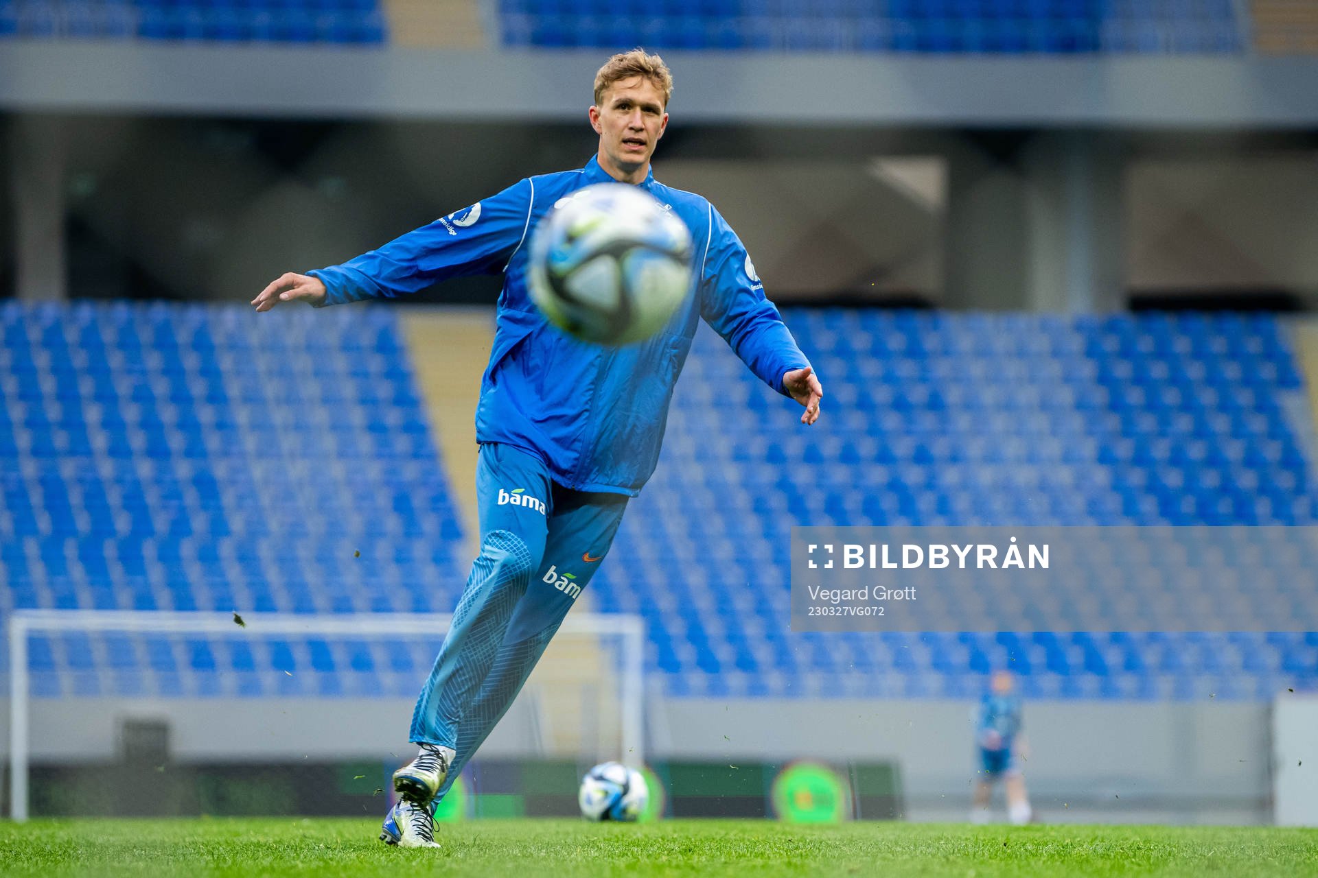 Ola Solbakken of the Norwegian national football team
