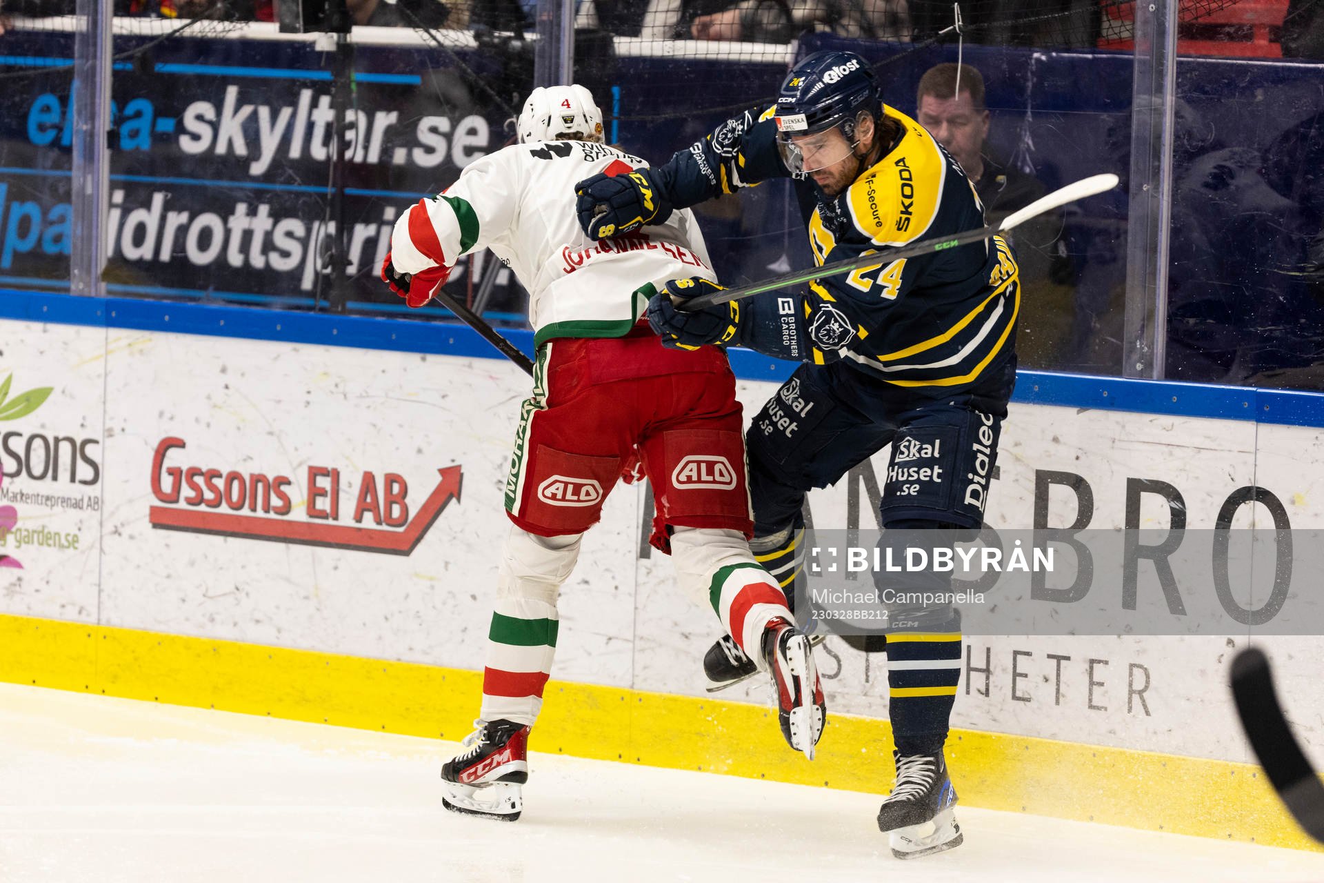 Södertäljes Jacob Dahlström och Moras Johannes Johannesen