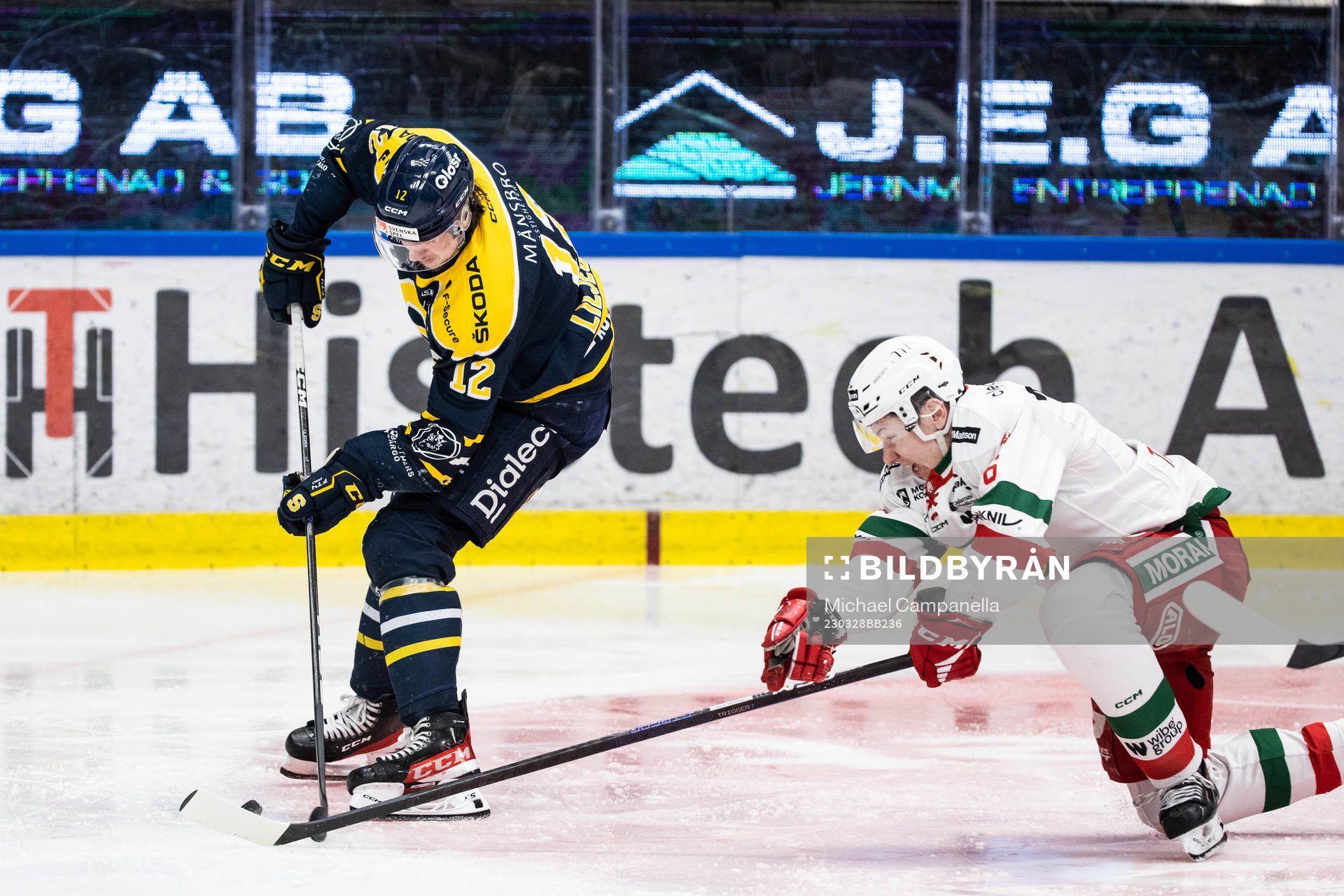 Viktor Liljegren Södertäljes och Oskar Tängerby Moras
