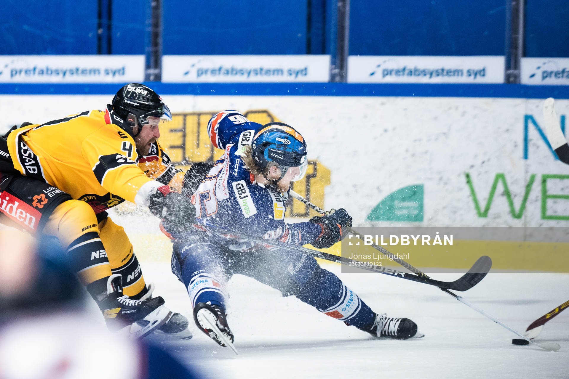 Luleås Leo Komarov och Växjös Joachim Blichfeld