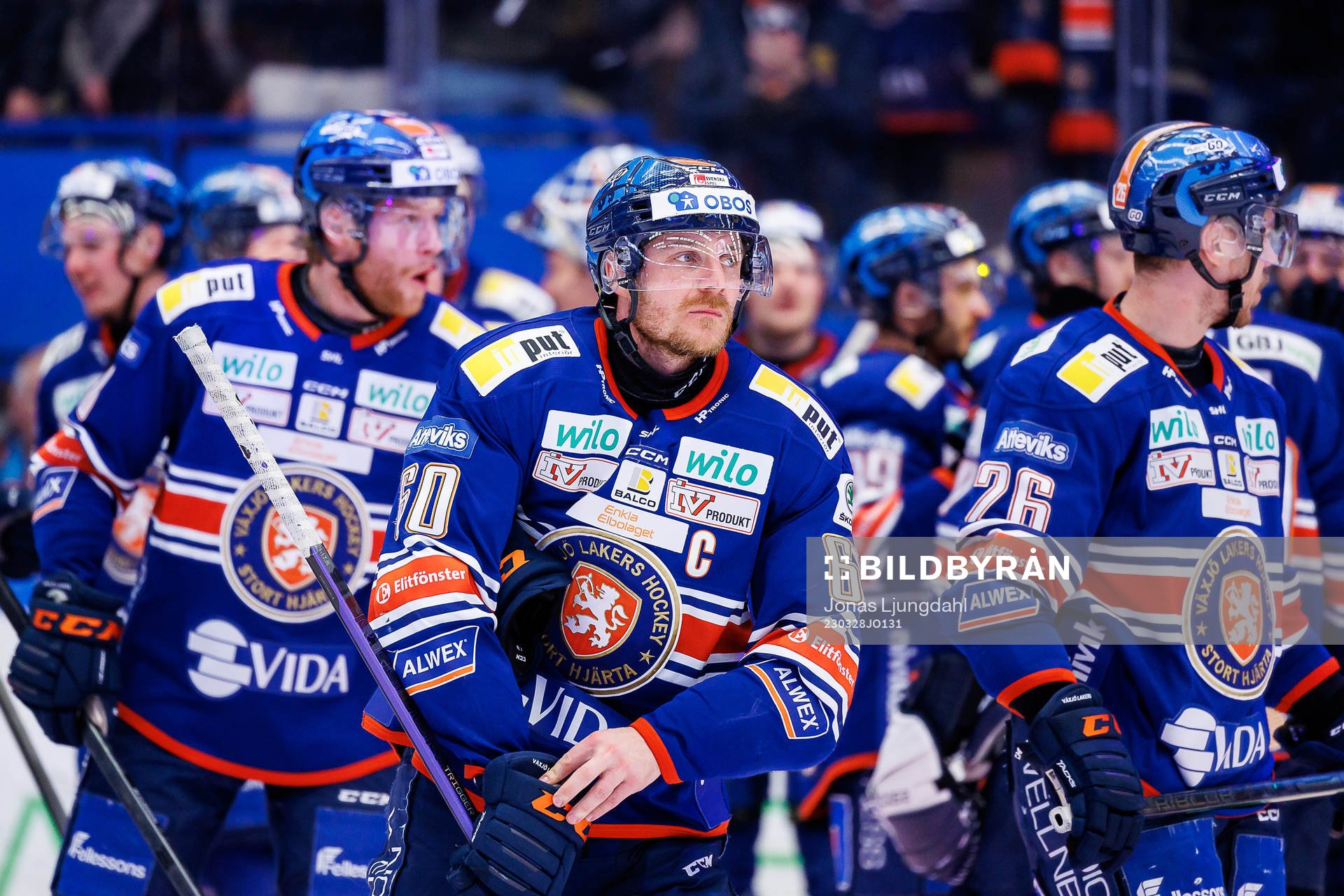 Växjös Erik Josefsson jublar