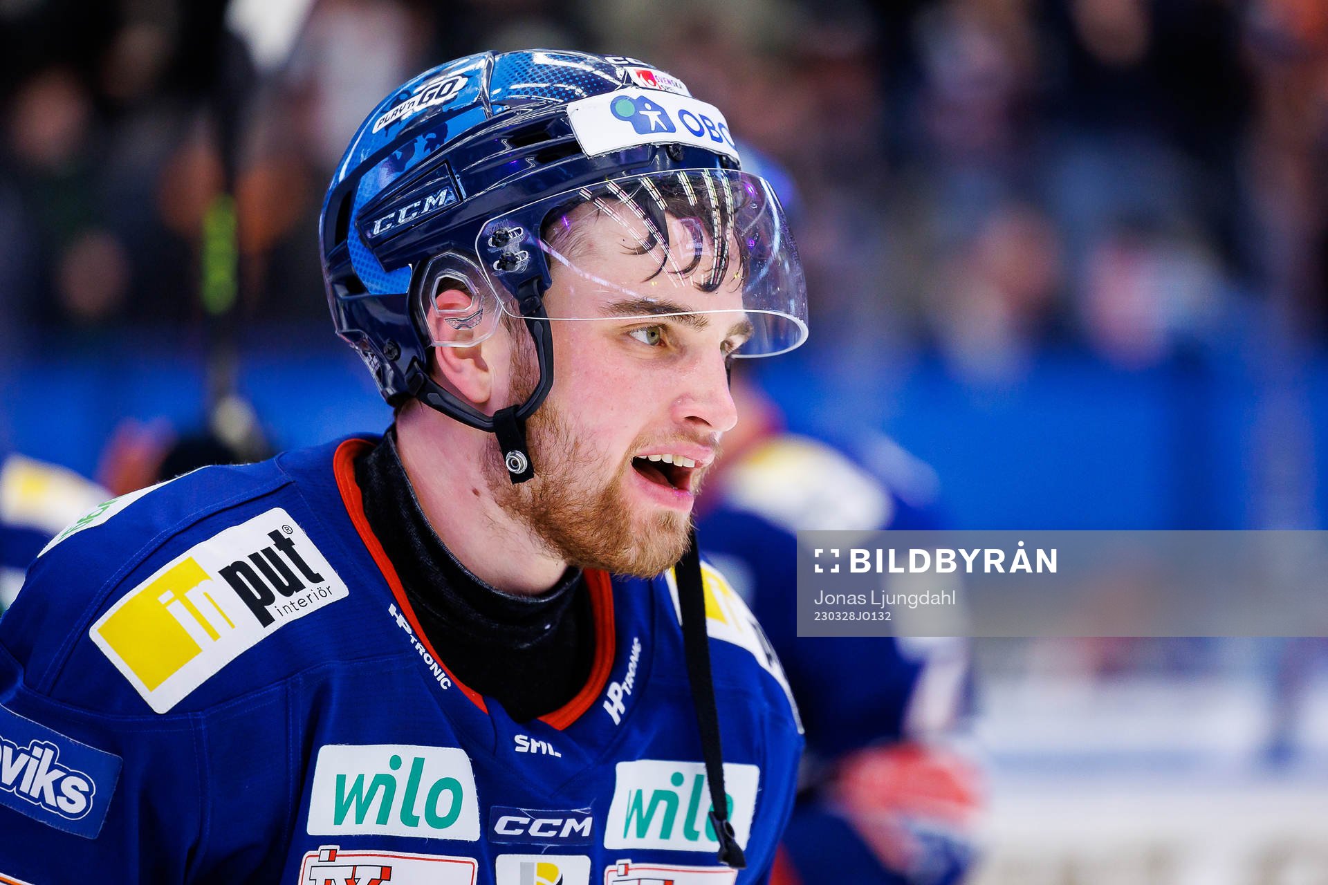 Växjös Glenn Gustafsson jublar