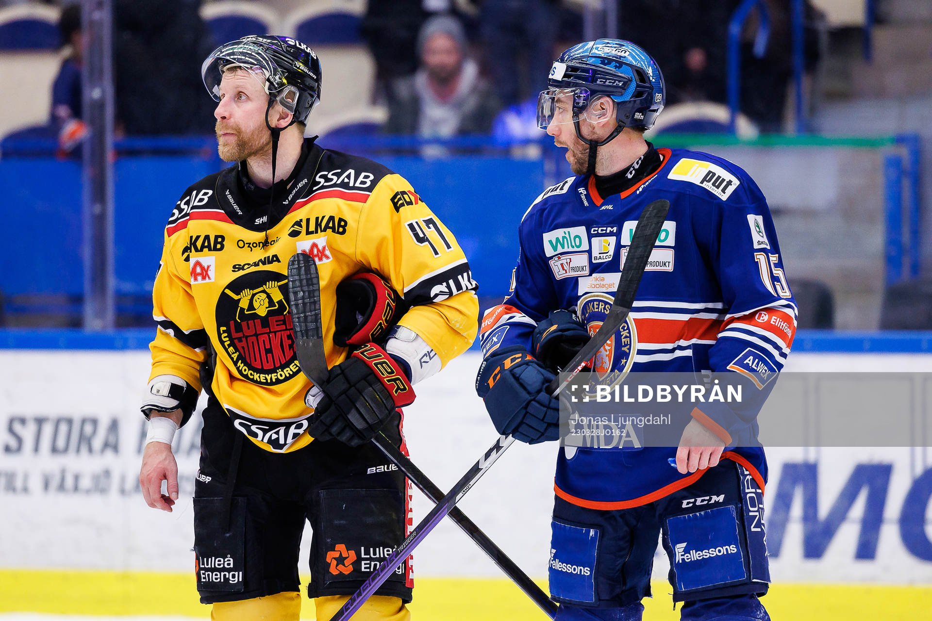 Luleås Leo Komarov och Växjös Dan Sexton