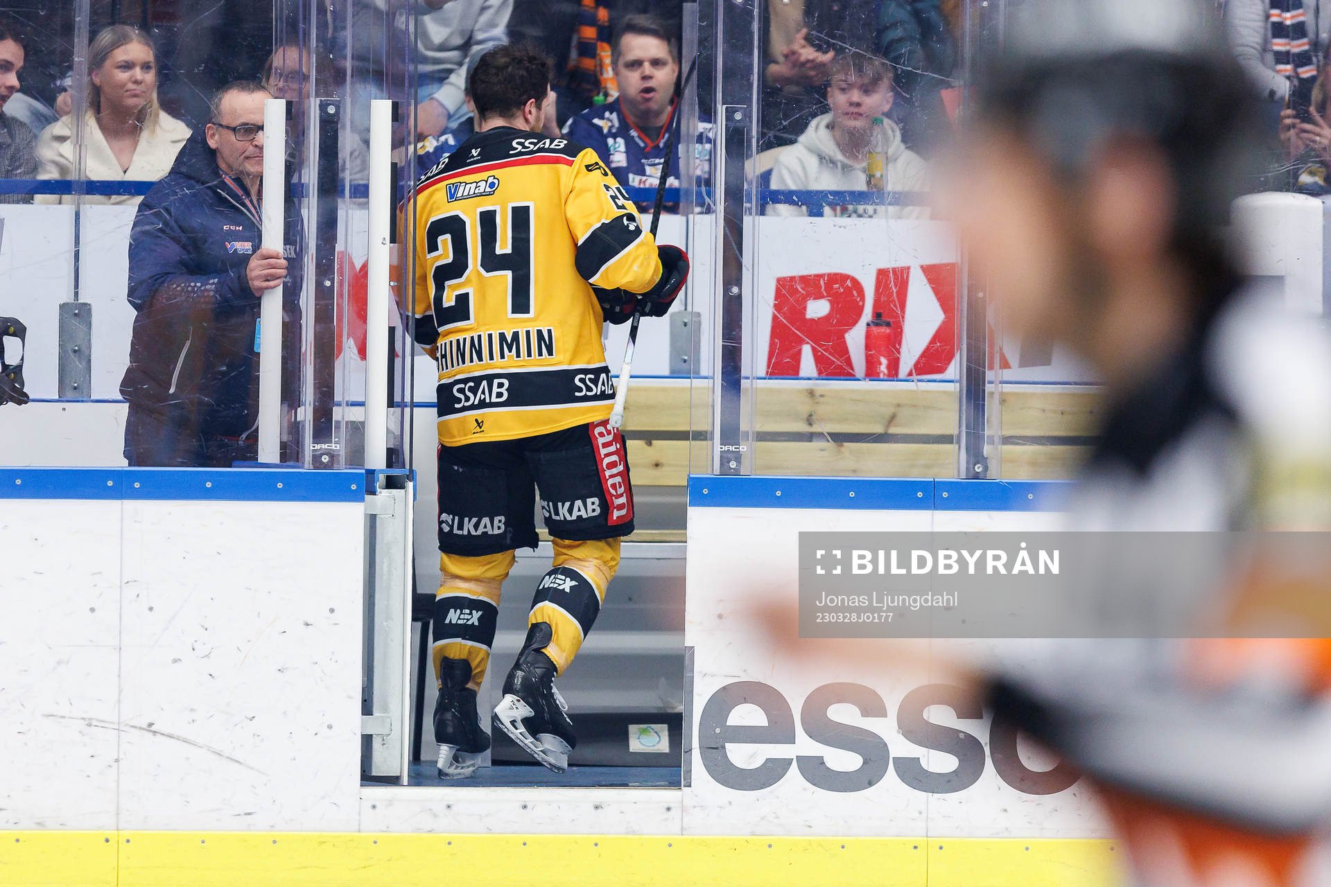 Luleås Brendan Shinnimin blir utvisad