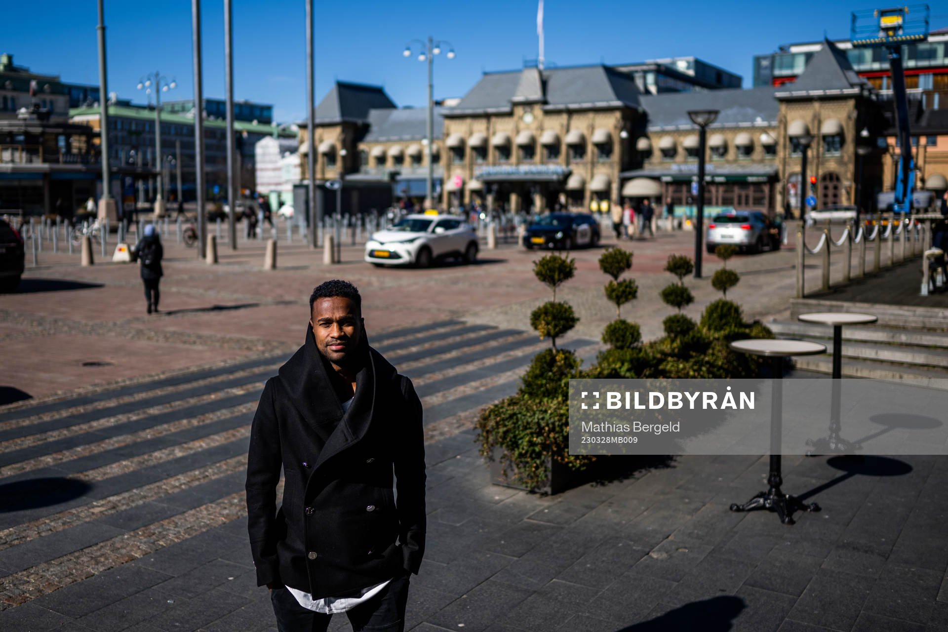Häckens Ola Kamara poserar för ett porträtt den 28 mars 2023 i Göteborg. 