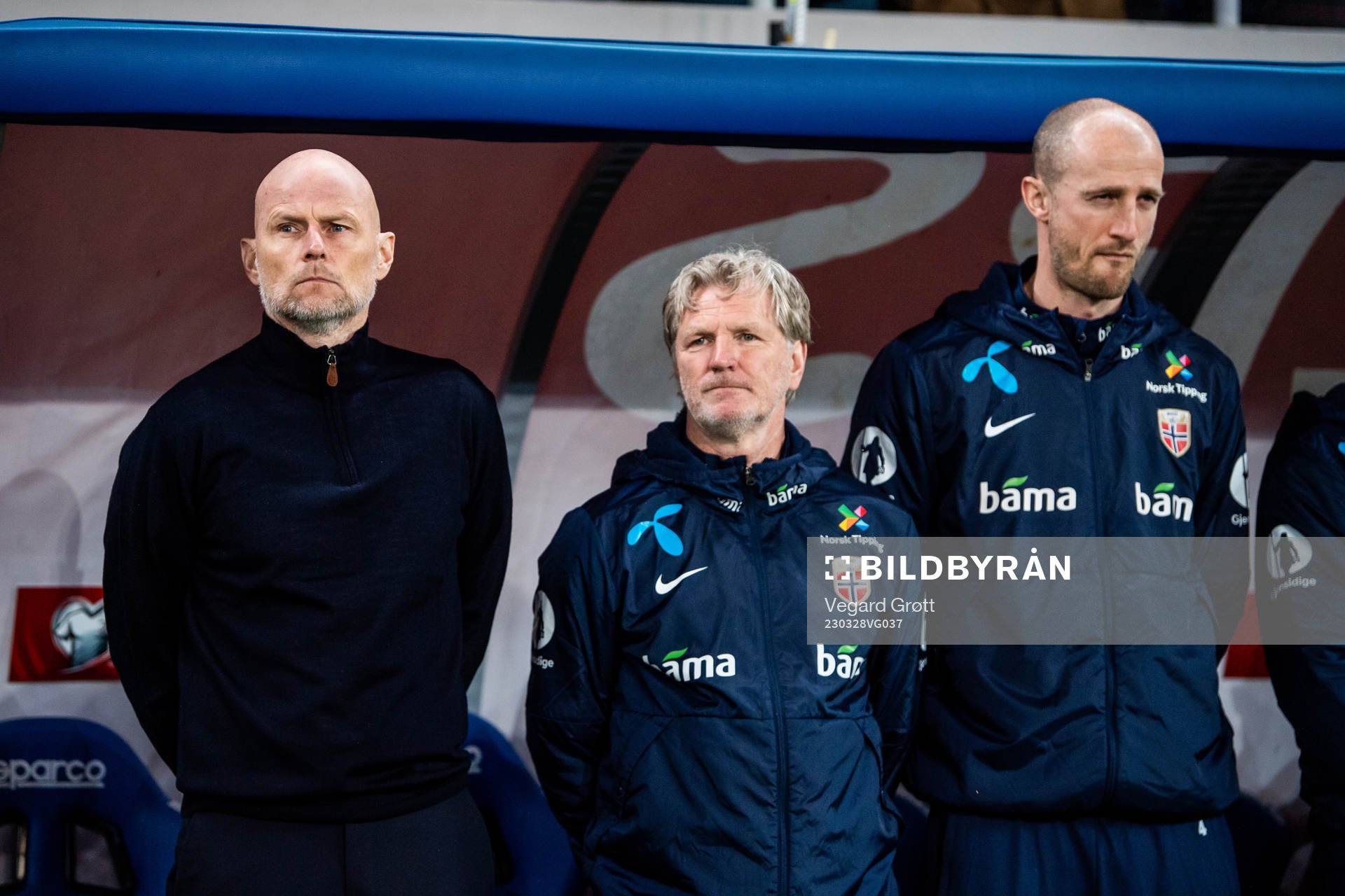 Ståle Solbakken, head coach, Kent Bergersen, assistant