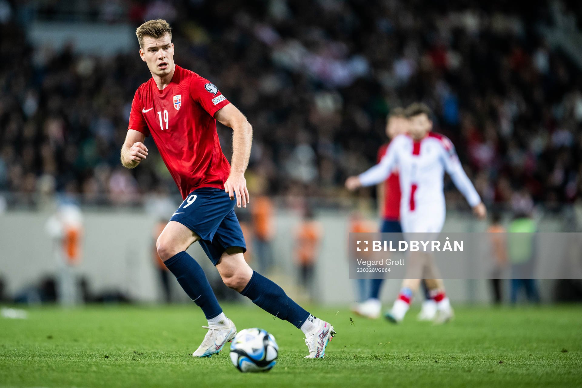 Alexander Sørloth of Norway