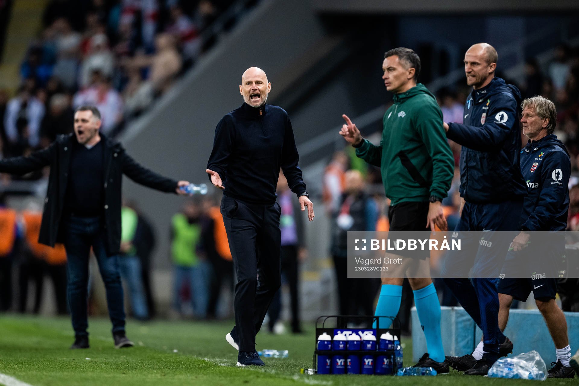 Head coach Ståle Solbakken of Norway