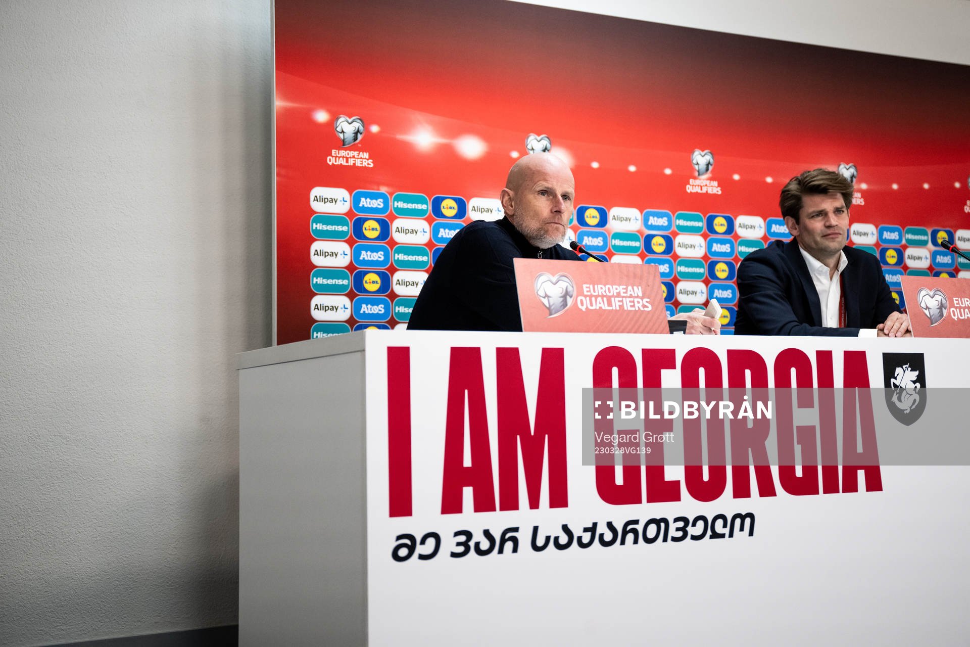 Head coach Ståle Solbakken of Norway