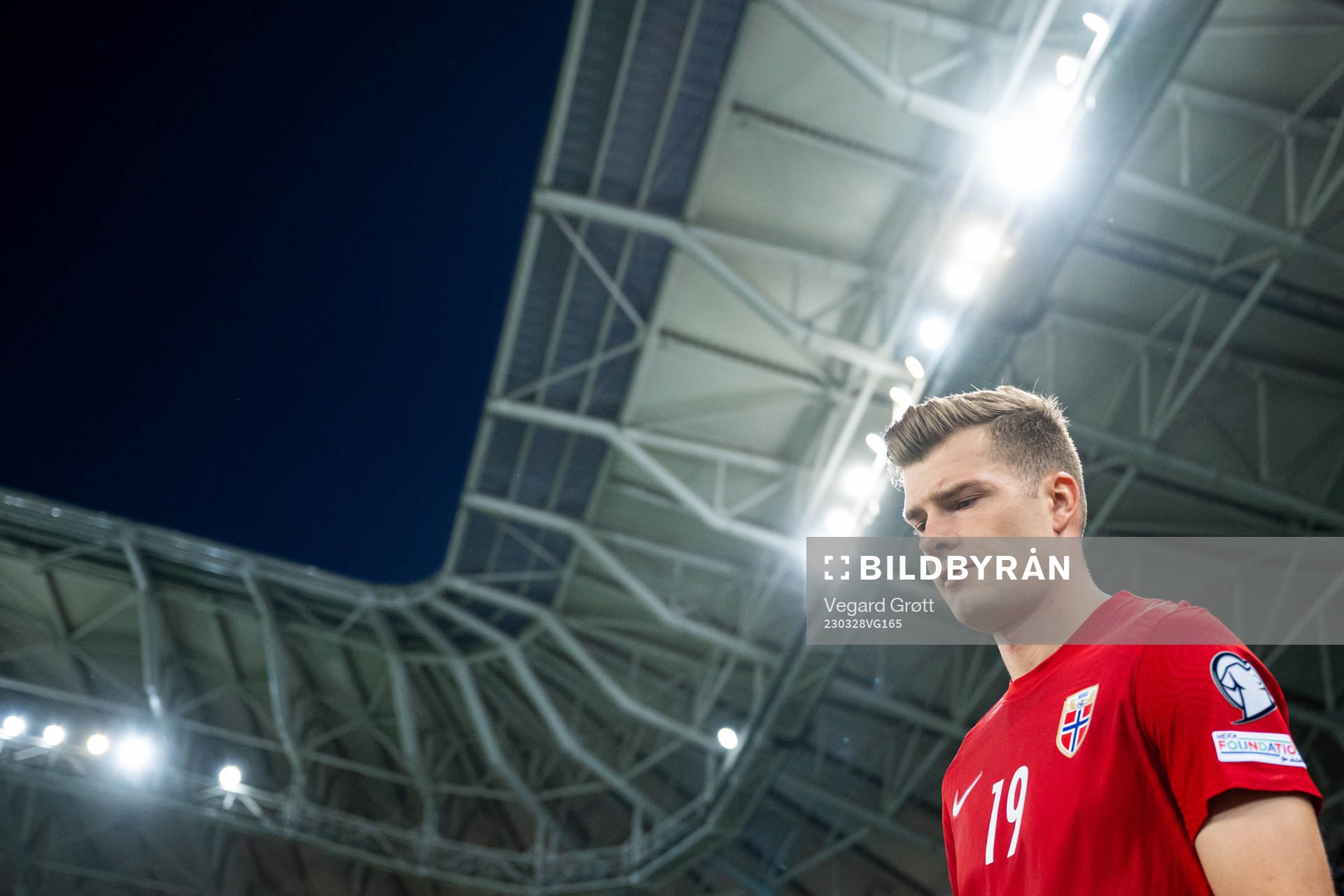 Alexander Sørloth of Norway
