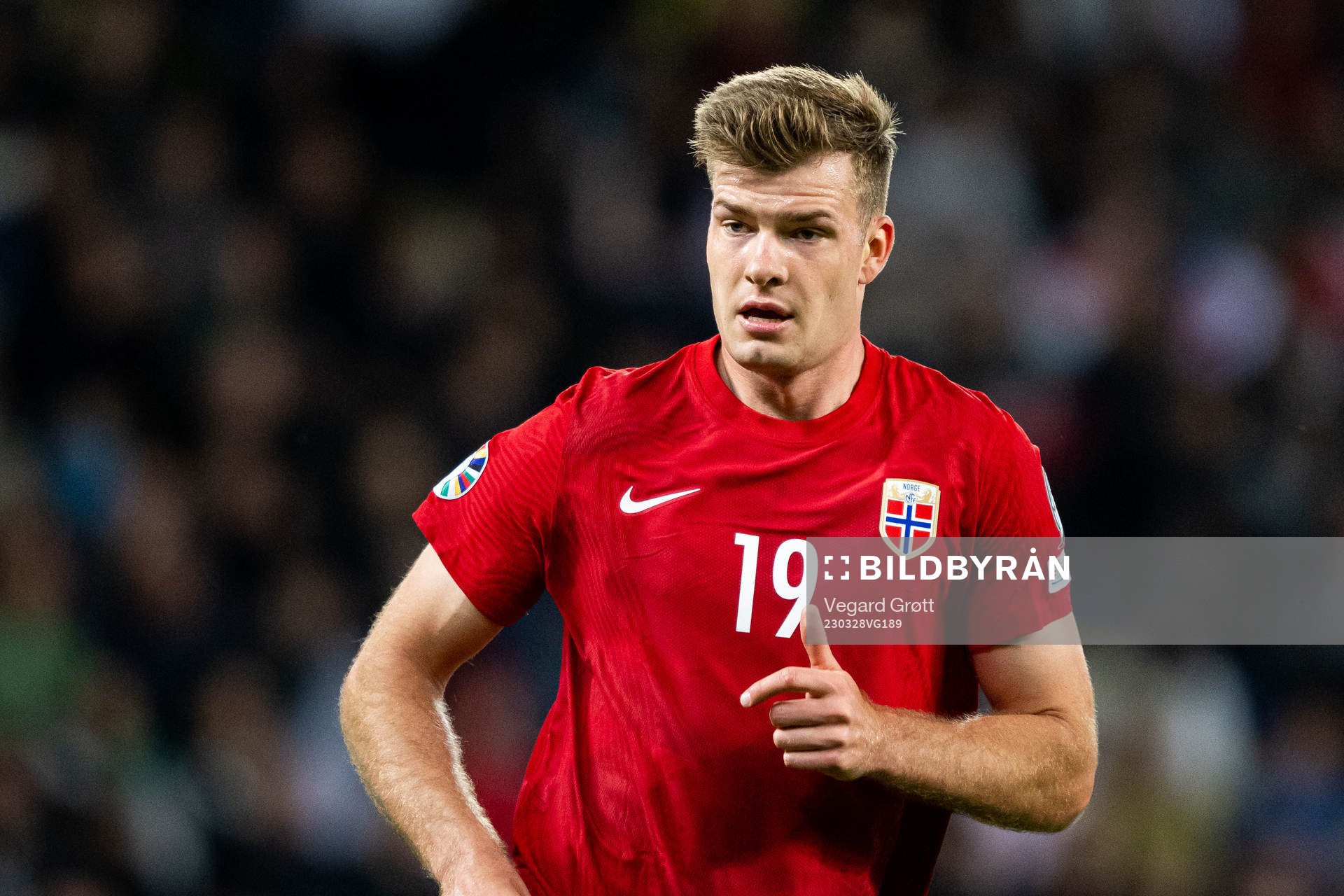 Alexander Sørloth of Norway