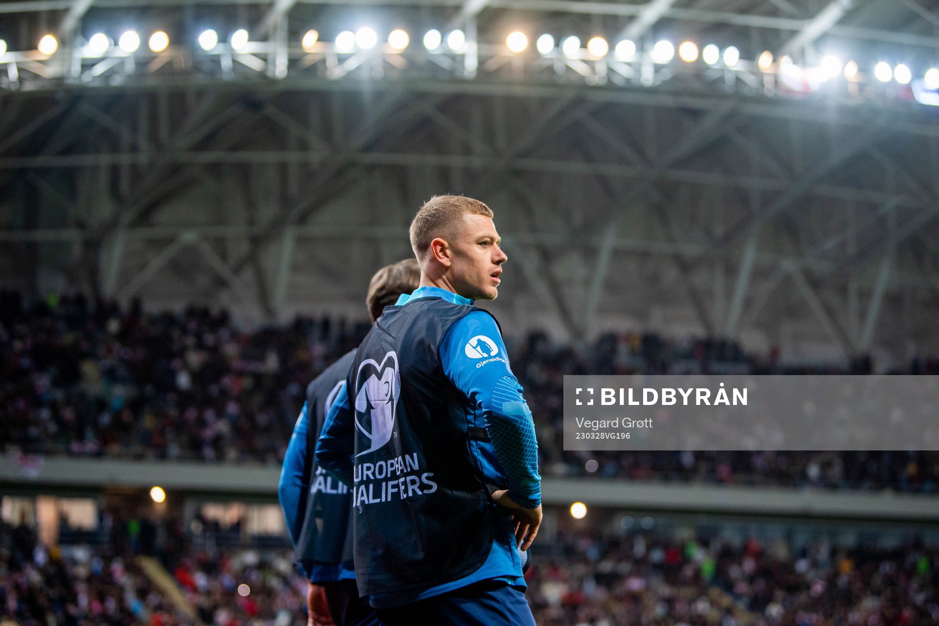 Julian Ryerson of Norway warms up