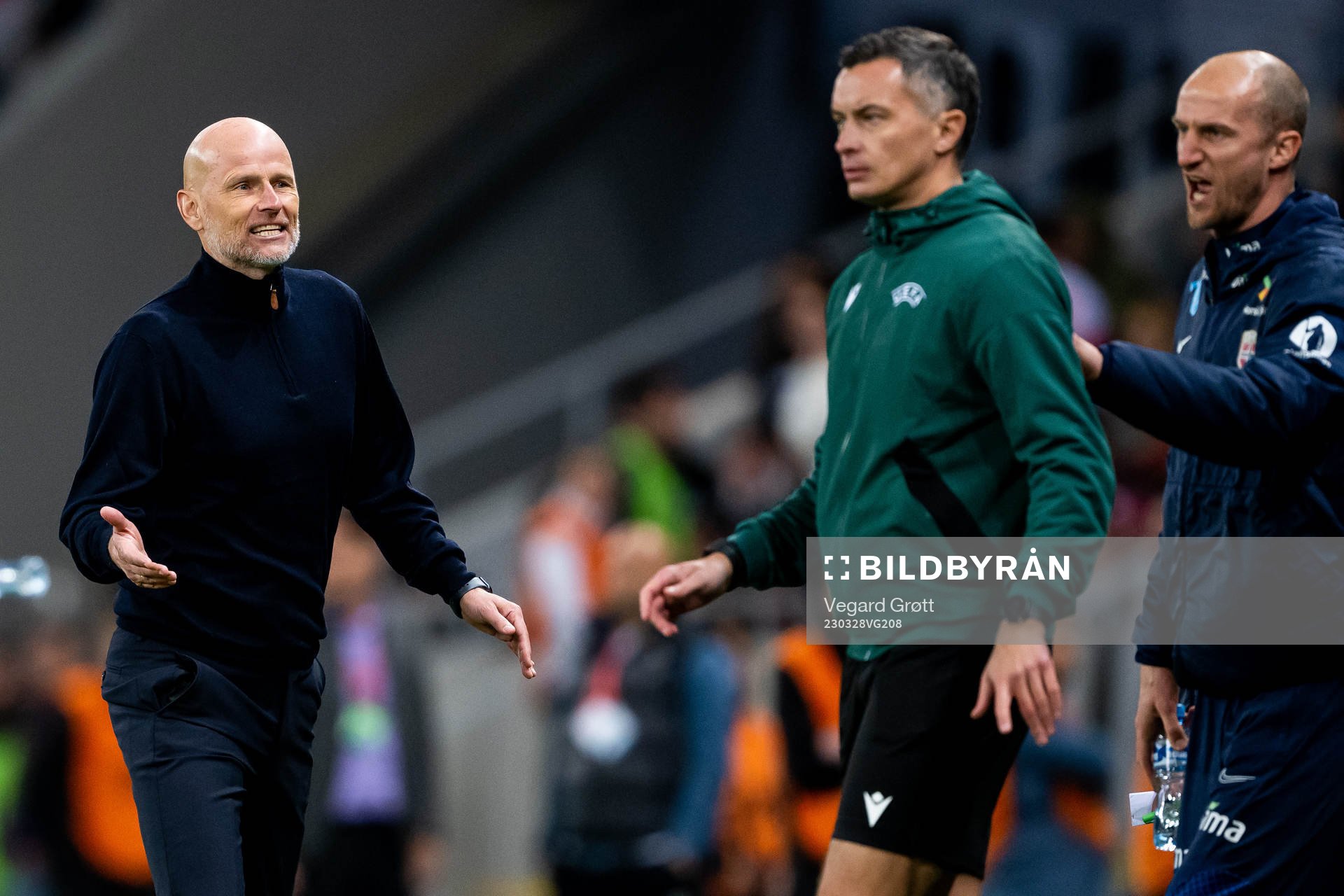 Ståle Solbakken, head coach of Norway, and Brede