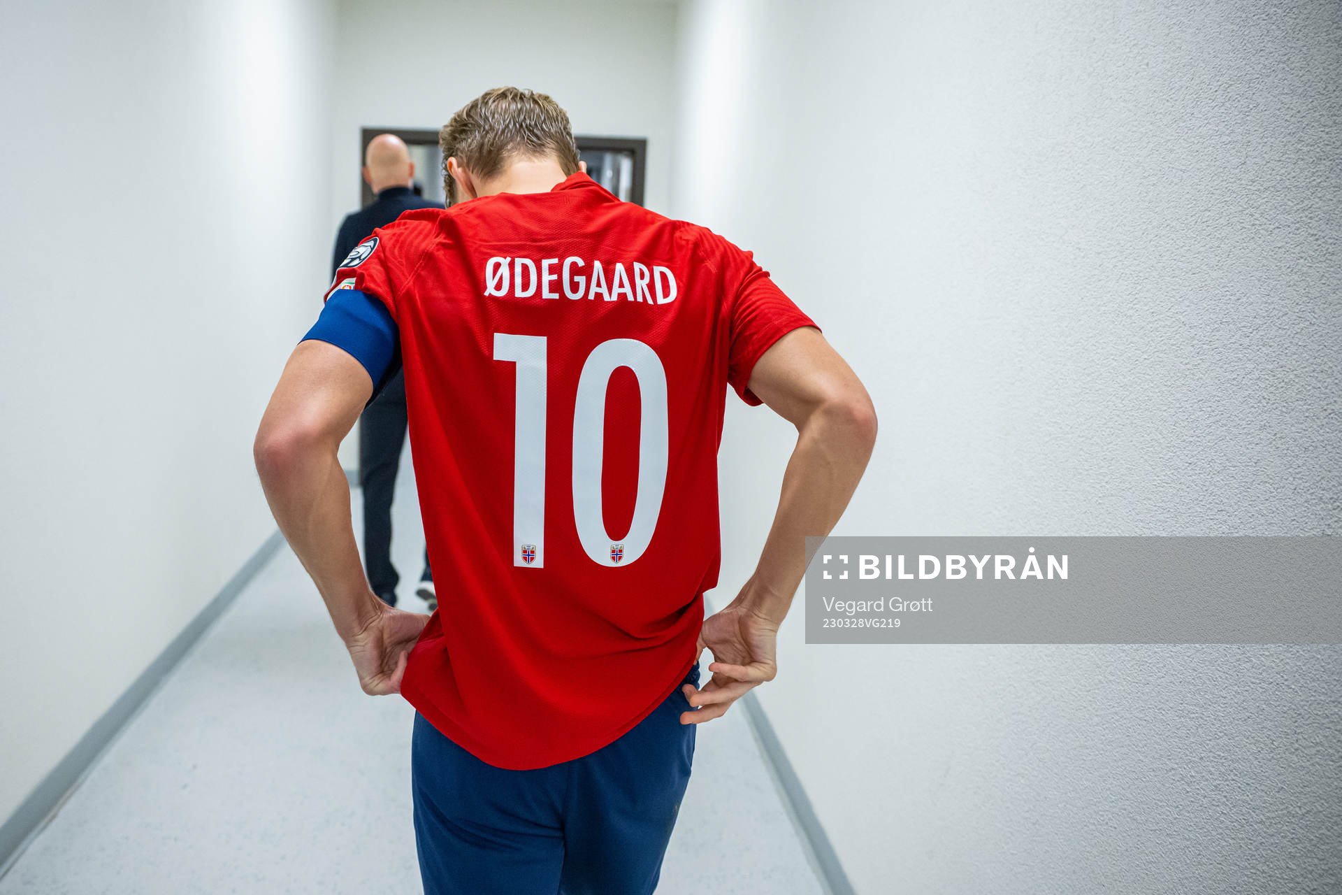 Martin Ødegaard of Norway at half-time