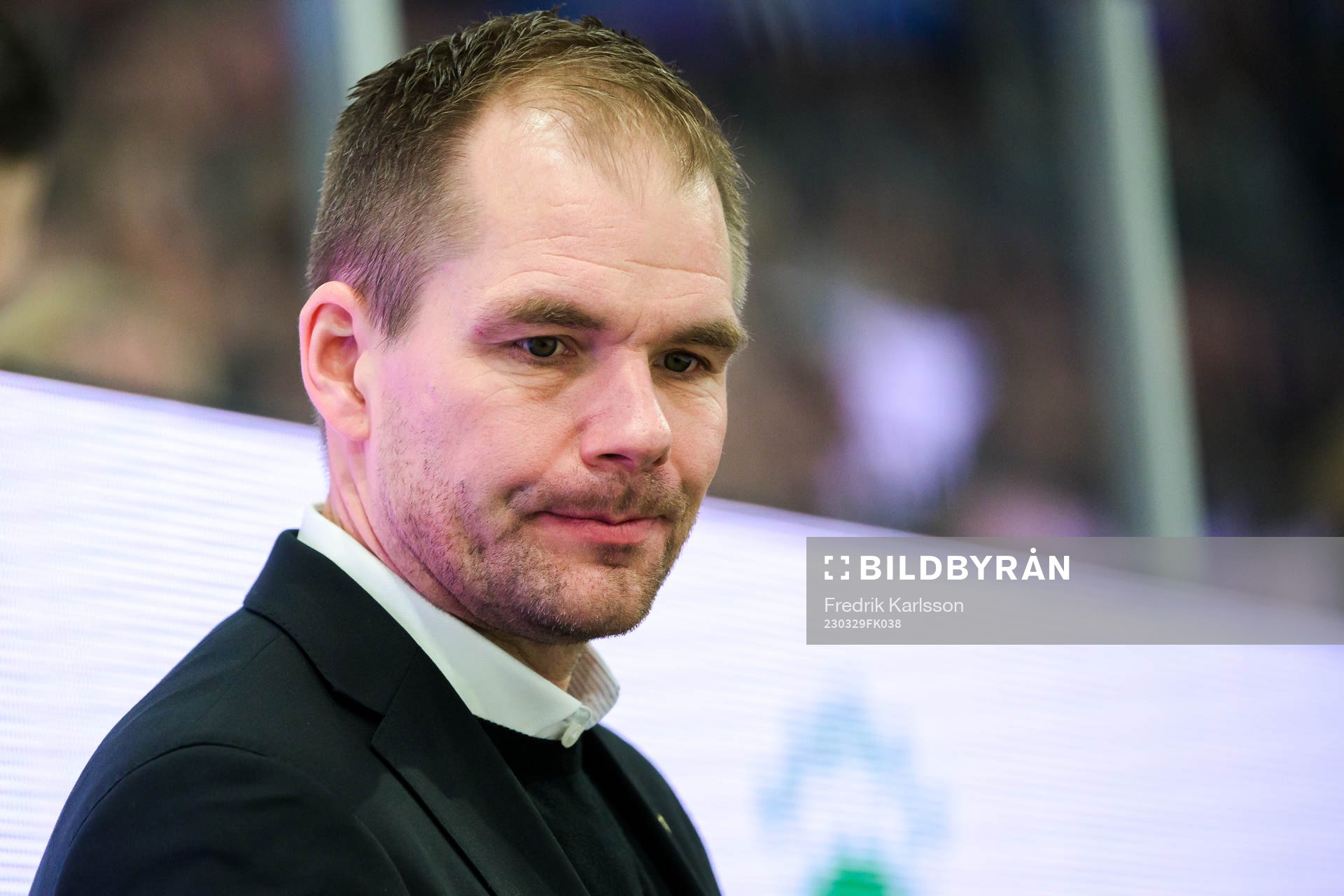 Färjestads huvudtränare Tomas Mitell