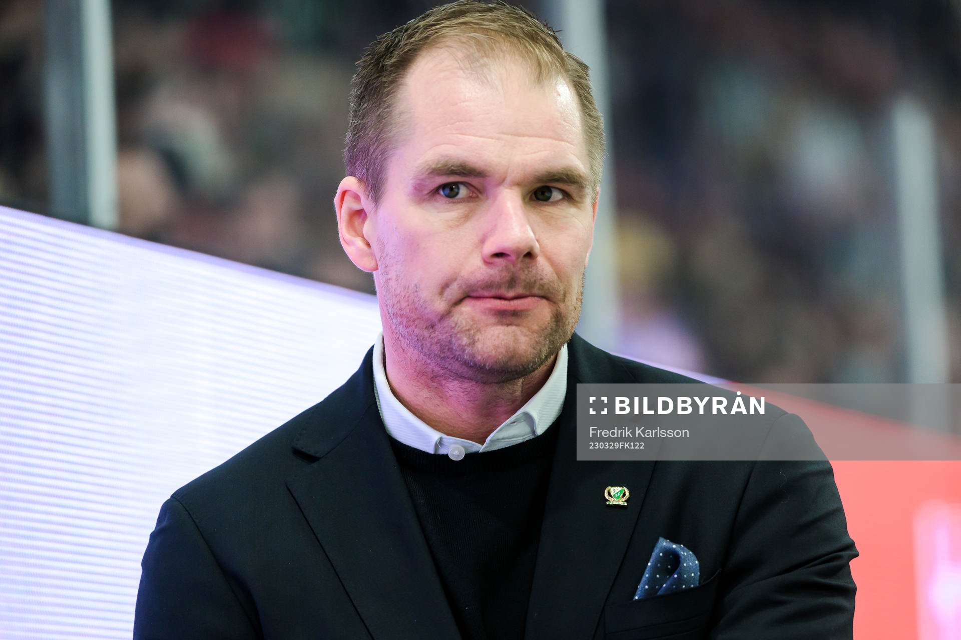 Färjestads huvudtränare Tomas Mitell