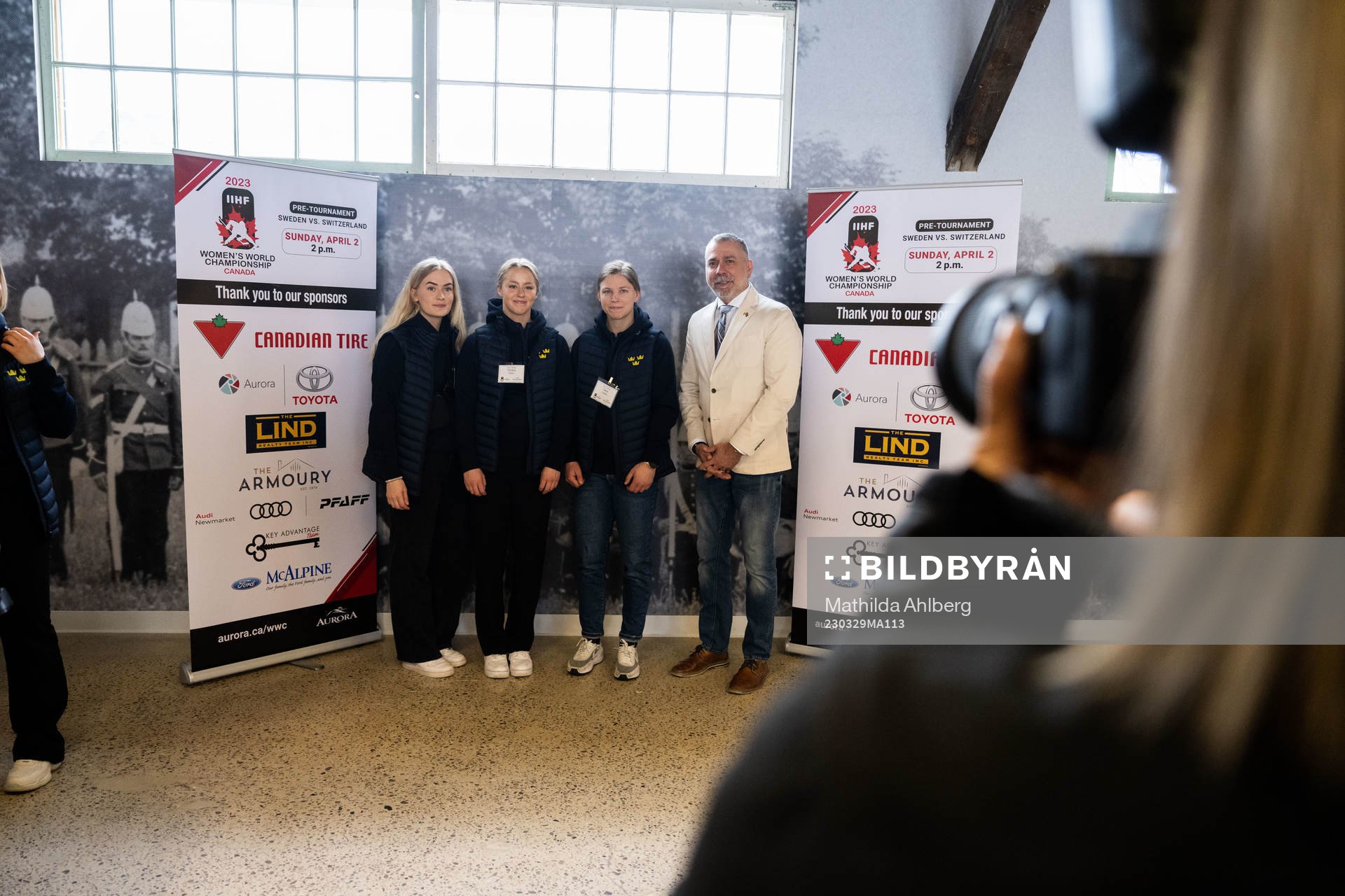 Goaltender Emma Söderberg, goaltender Sara Grahn  and