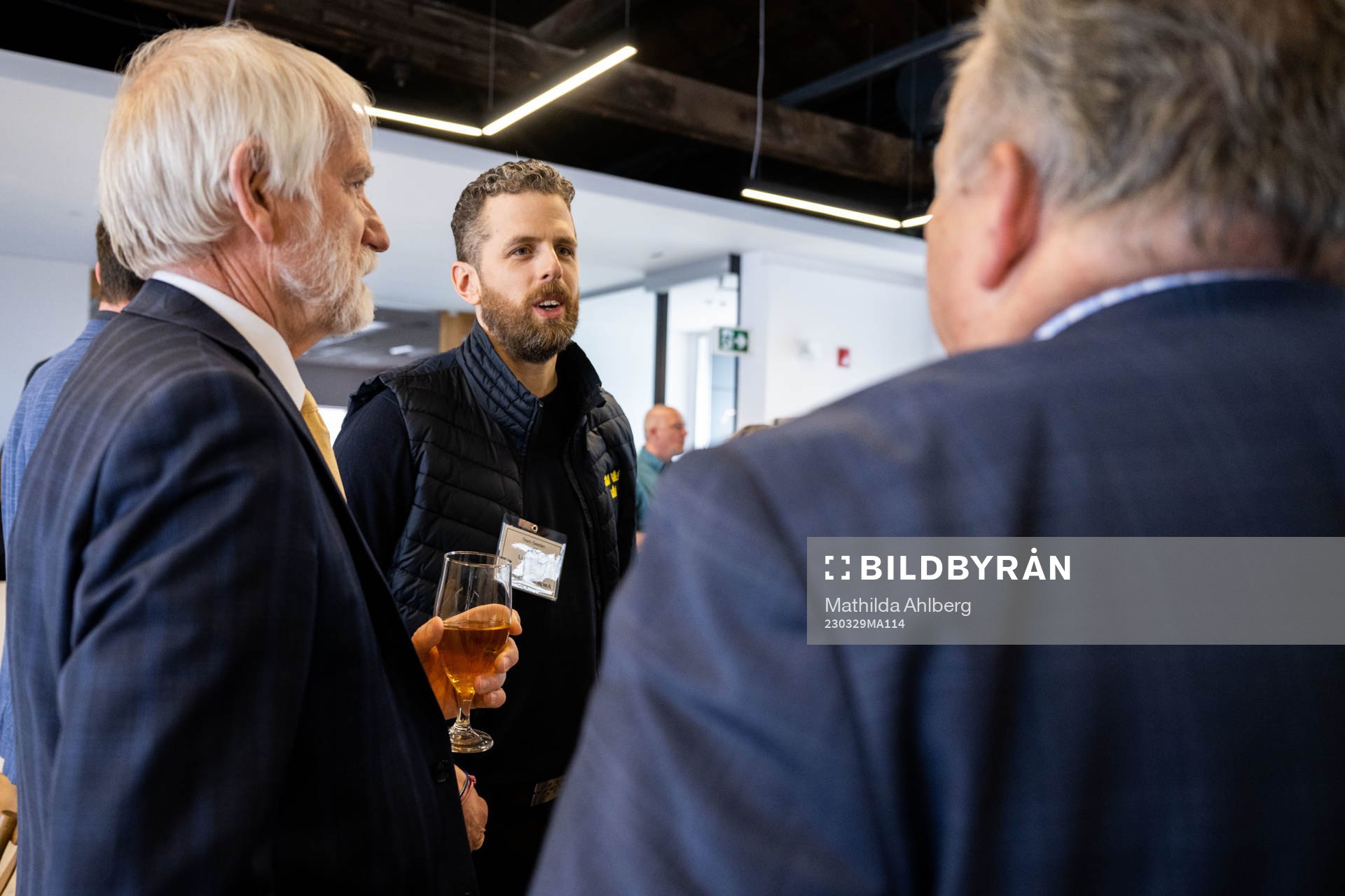 Head coach Ulf Lundberg of Sweden at an event with the