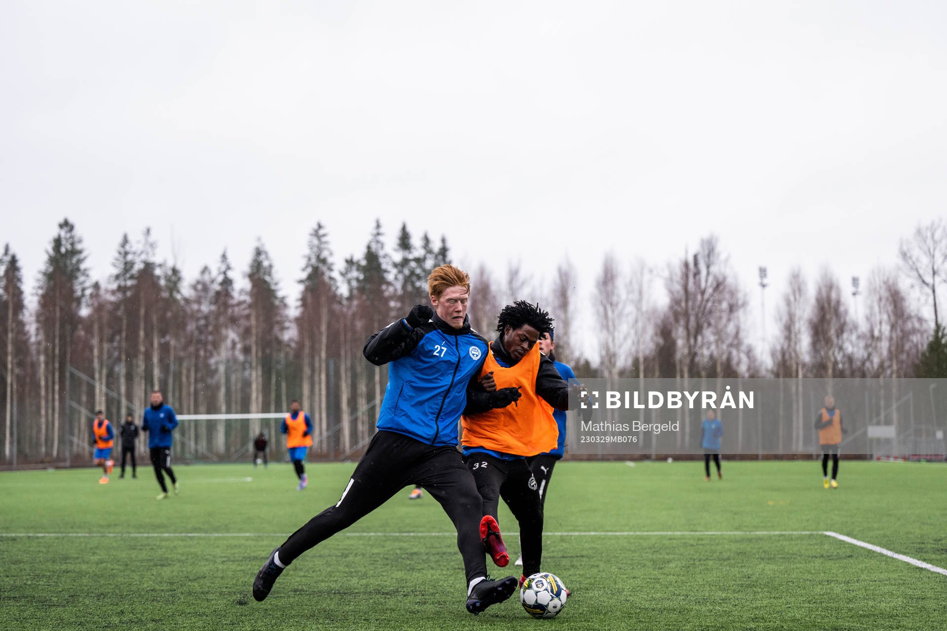 Johan Kenneryd och Frank Junior Adjei