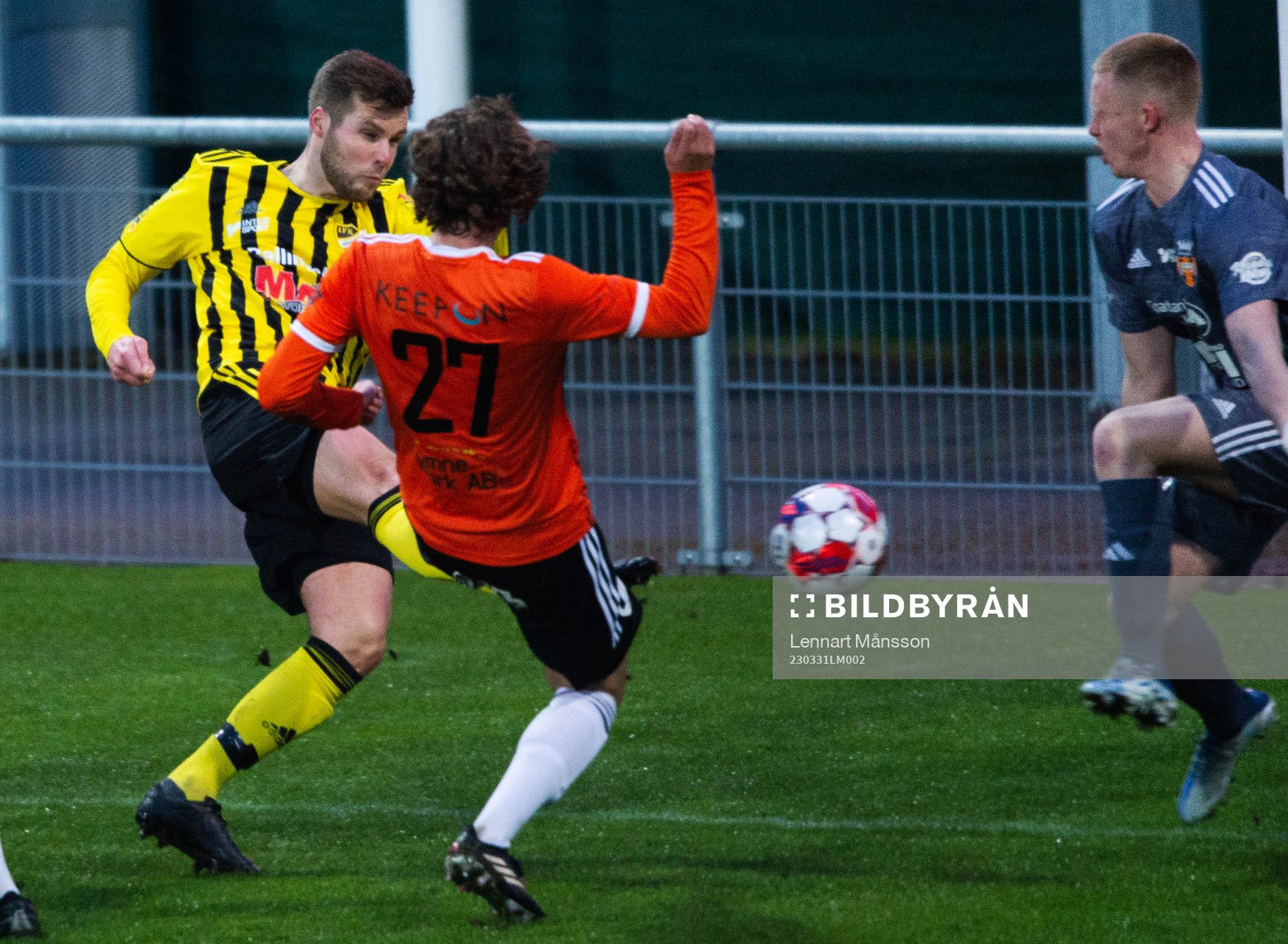 IFK Hässleholms Marcus Thuvesson nära göra 0-1 i matchen