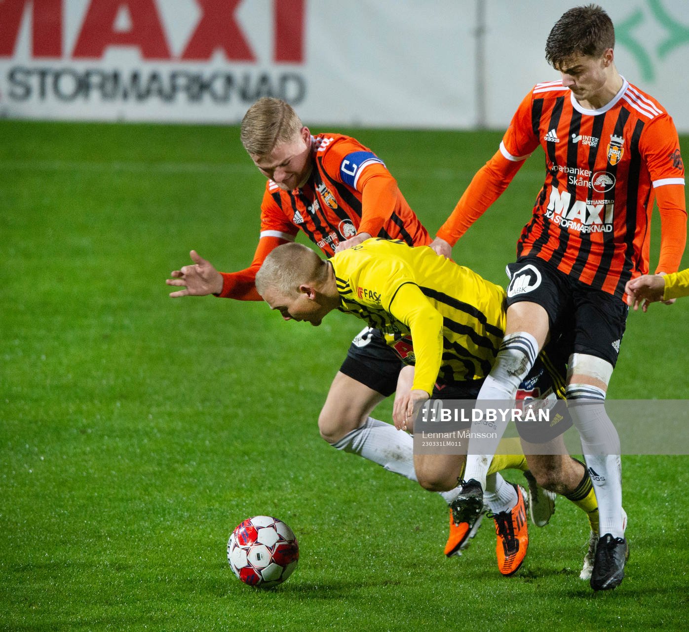 IFK Hässleholms Olle Kjellman Olblad mot Kristianstads