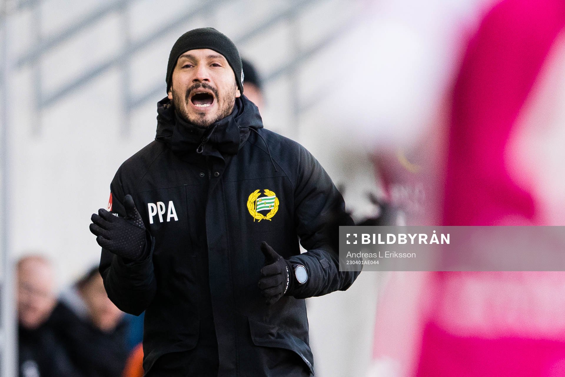 Hammarbys tränare Pablo Pinones-Arce