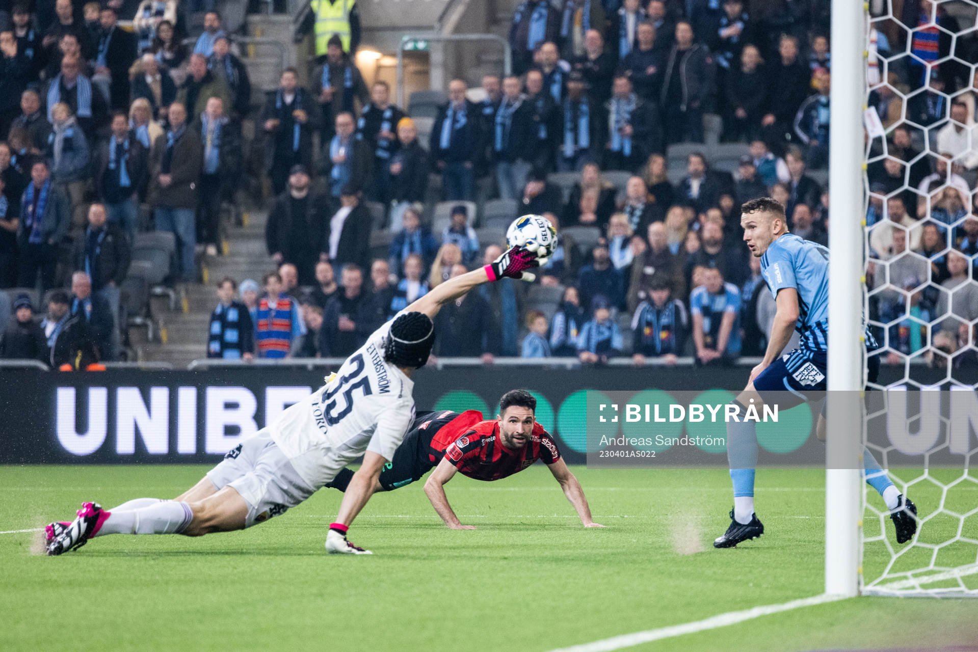 Brommapojkarnas Marijan Cosic 3-1 bakom Djurgårdens Jacob