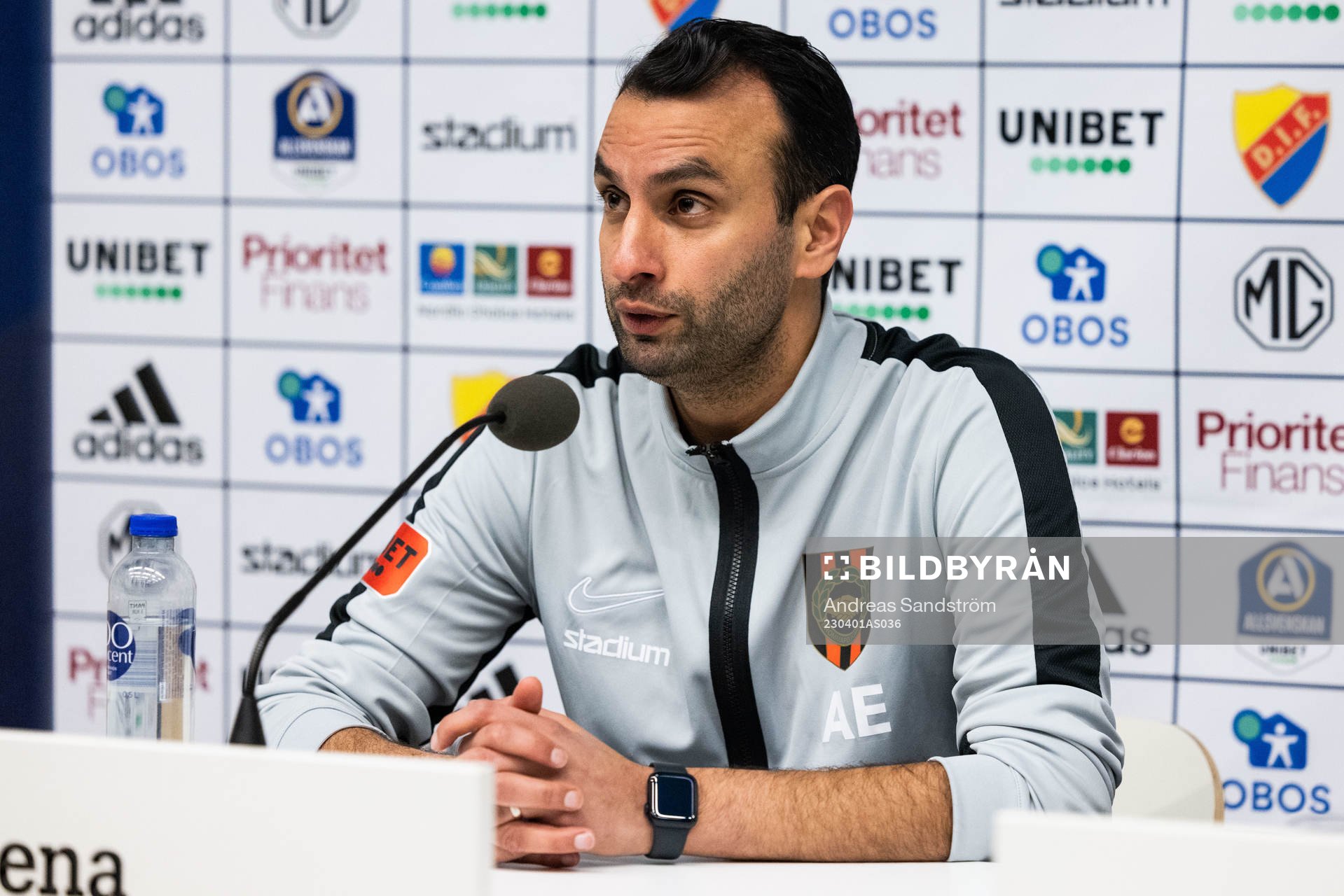 Brommapojkarnas assisterande tränare Andreas Engelmark