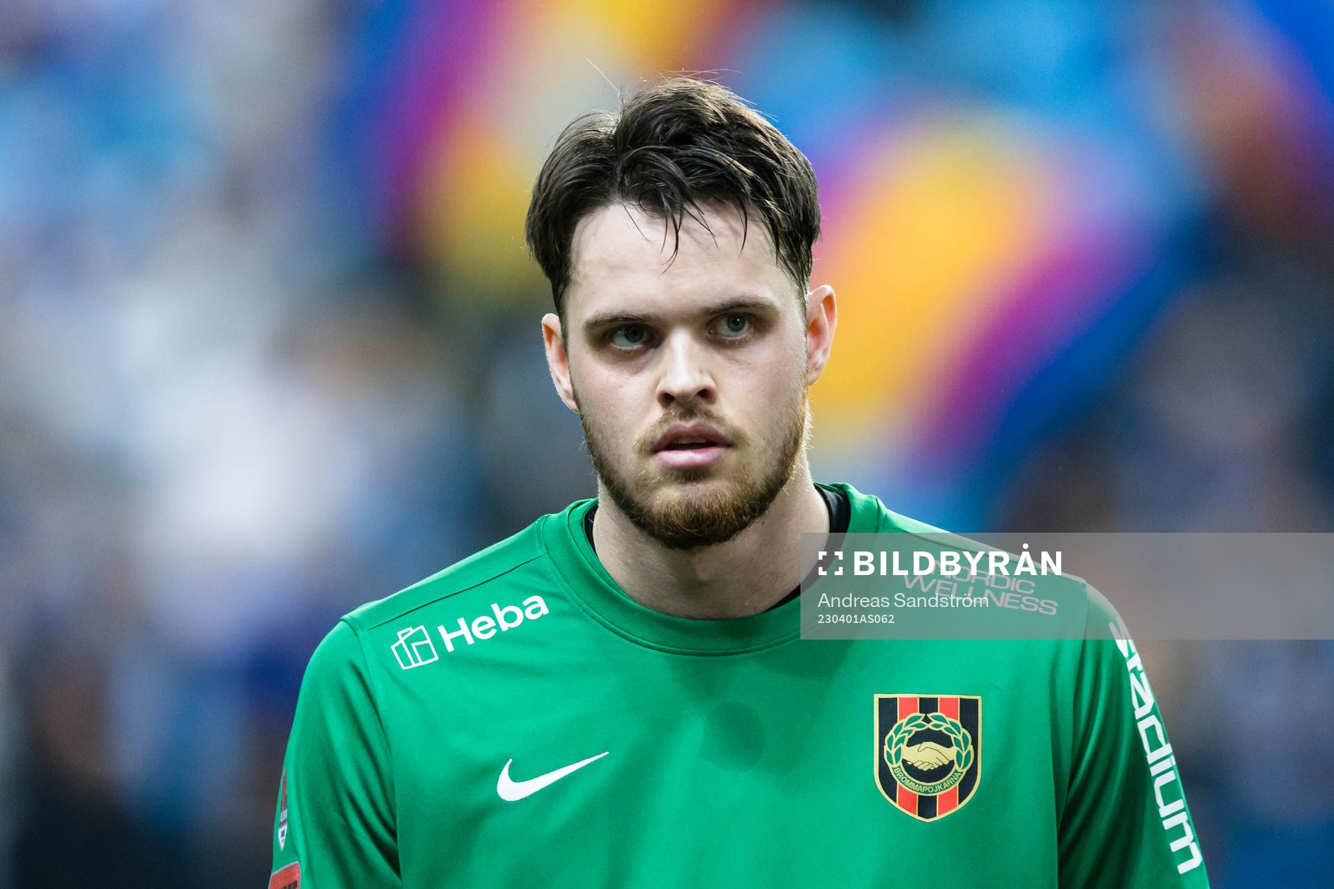 Brommapojkarnas målvakt Oscar Linnér