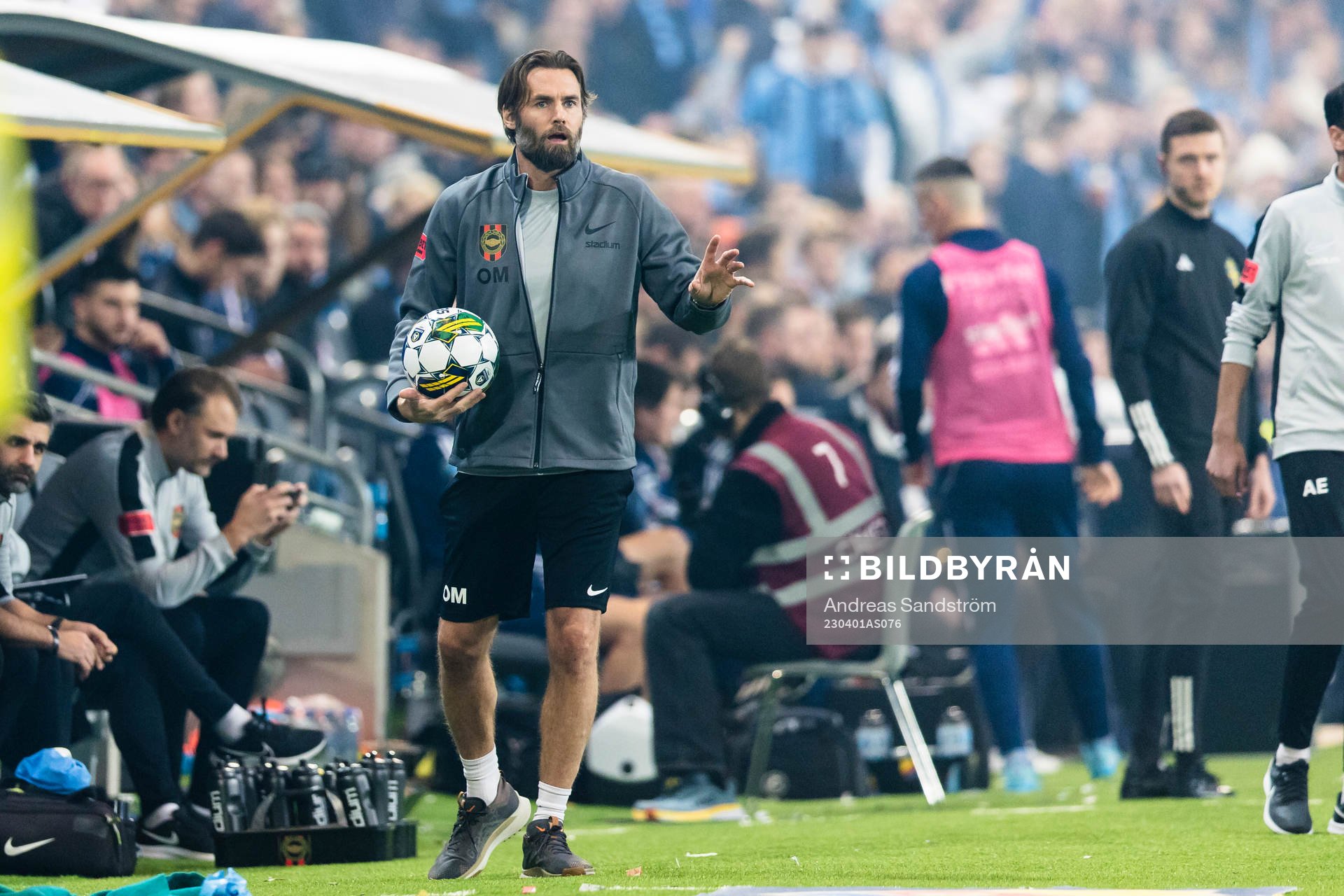 Brommapojkarnas tränare Olof Mellberg