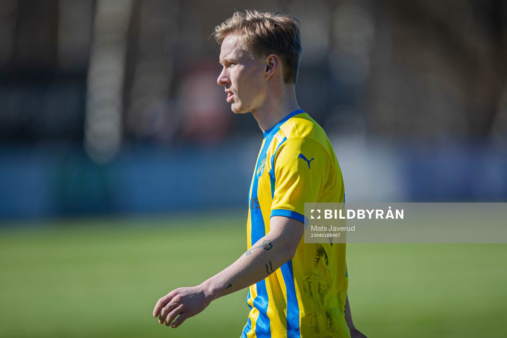 Eskilsminne IFs Alexander Engholm deppar
