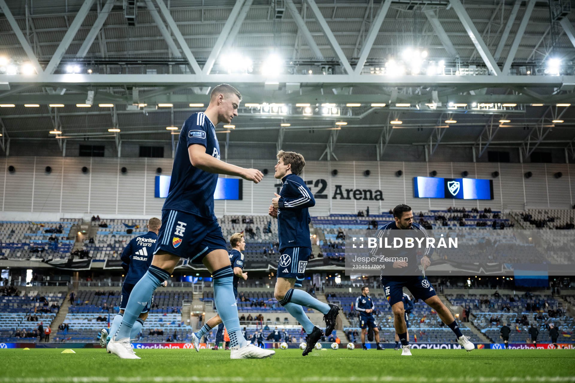 Djurgårdens Jesper Löfgren och Oliver Berg