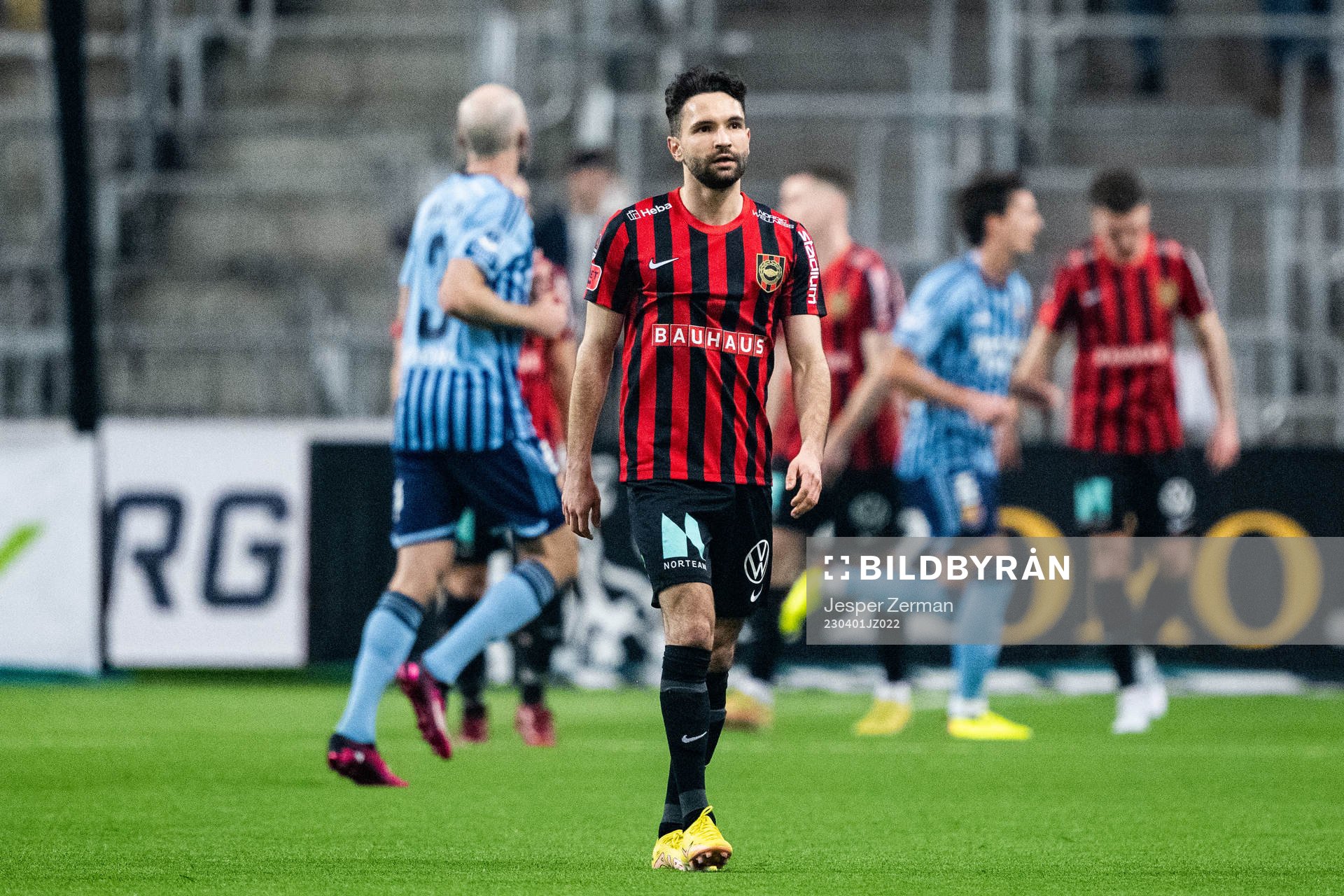Brommapojkarnas Marijan Cosic deppar