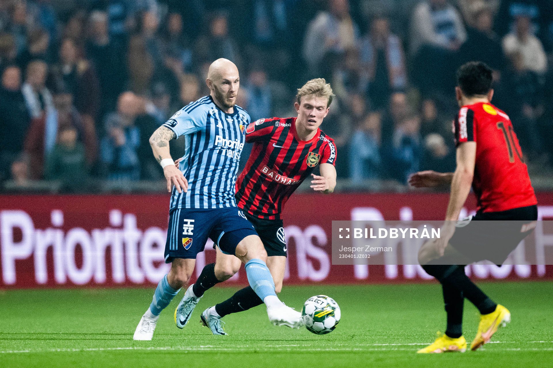 Djurgårdens Magnus Eriksson och Brommapojkarnas Alexander
