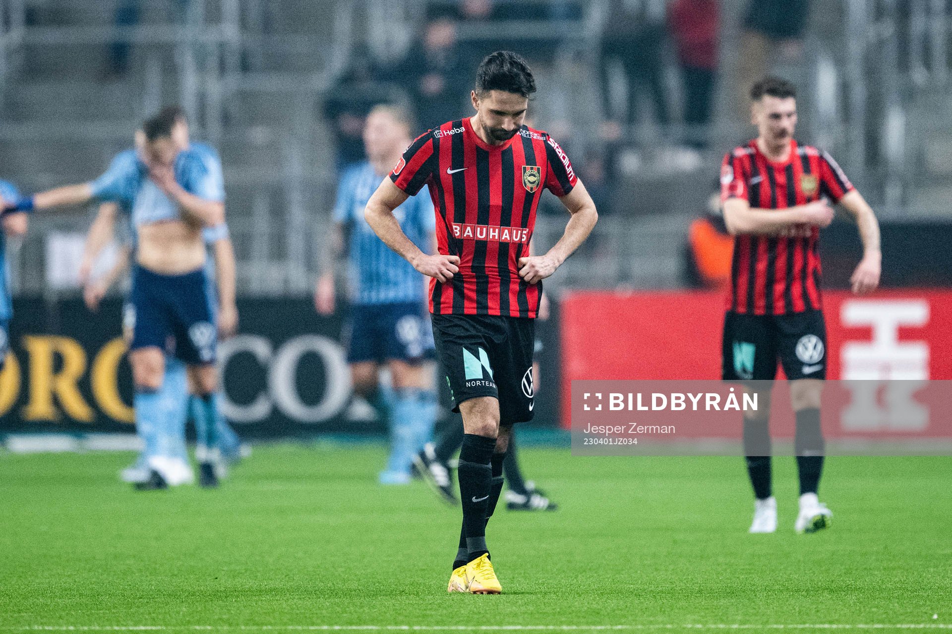 Brommapojkarnas Marijan Cosic deppar