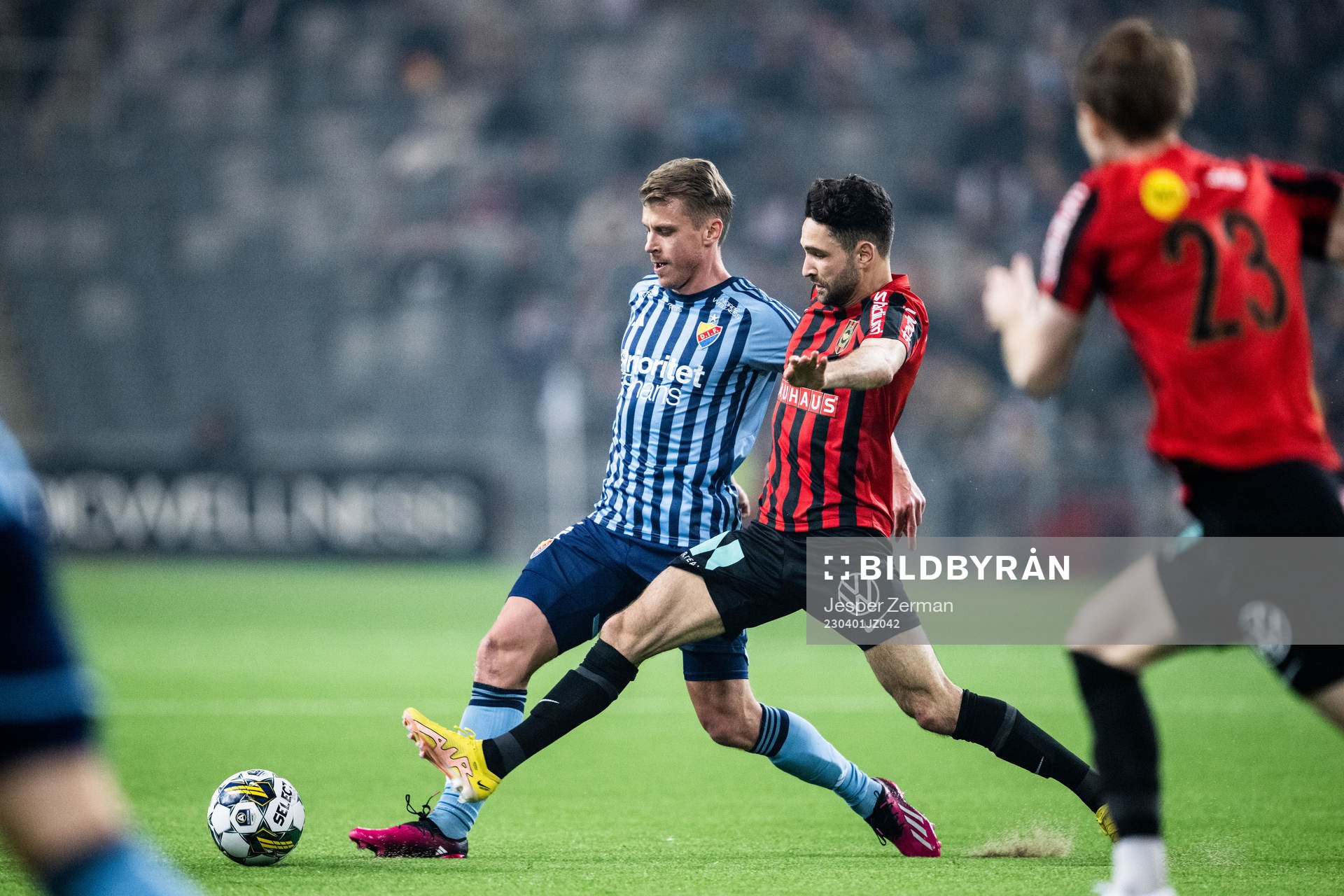 Djurgårdens Rasmus Schuller och Brommapojkarnas Nikola