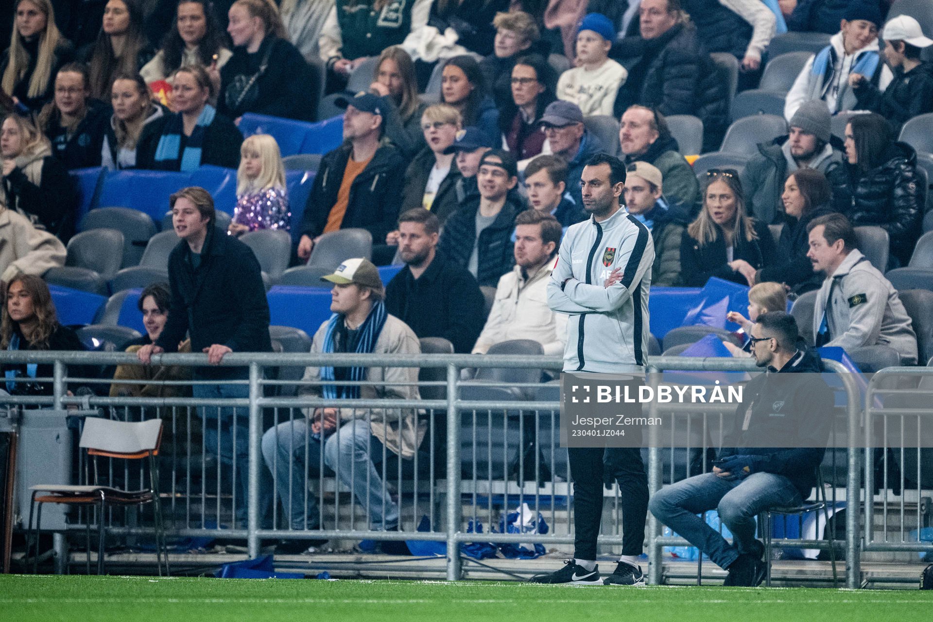 Brommapojkarnas assisterande tränare Andreas Engelmark