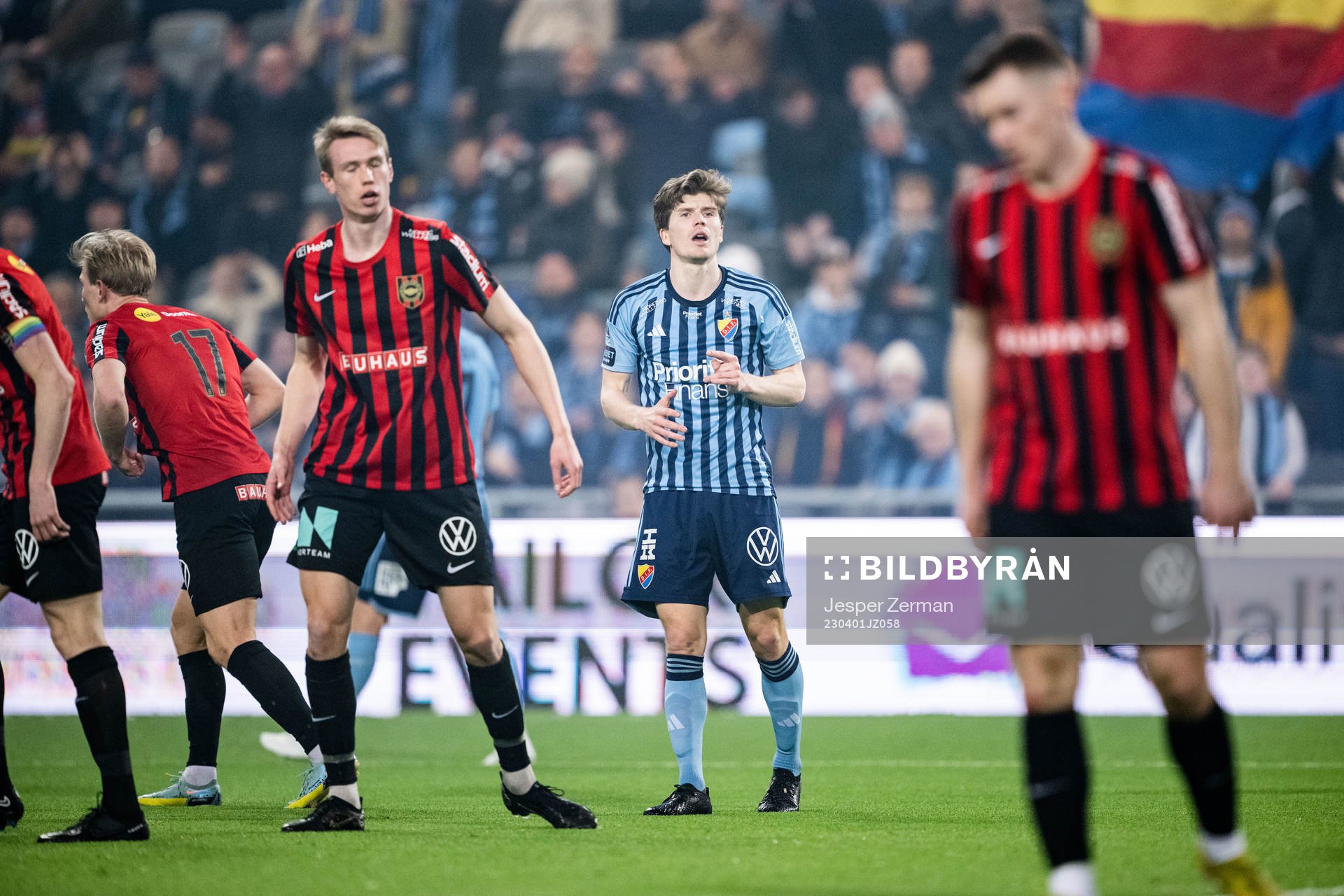 Djurgårdens Oliver Berg deppar